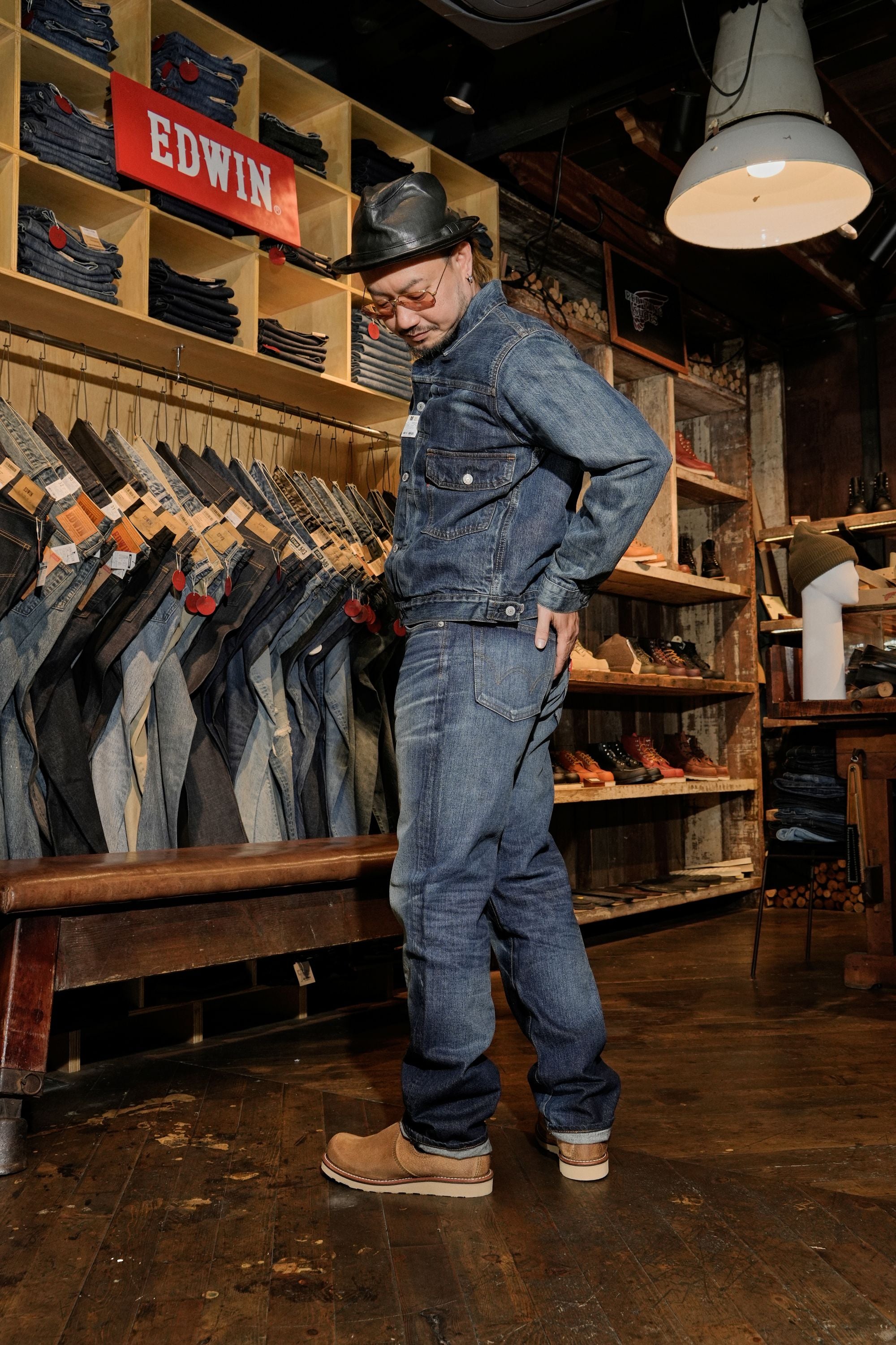 E50323-2026 503 REGULAR STRAIGHT USED - DARK BLUE