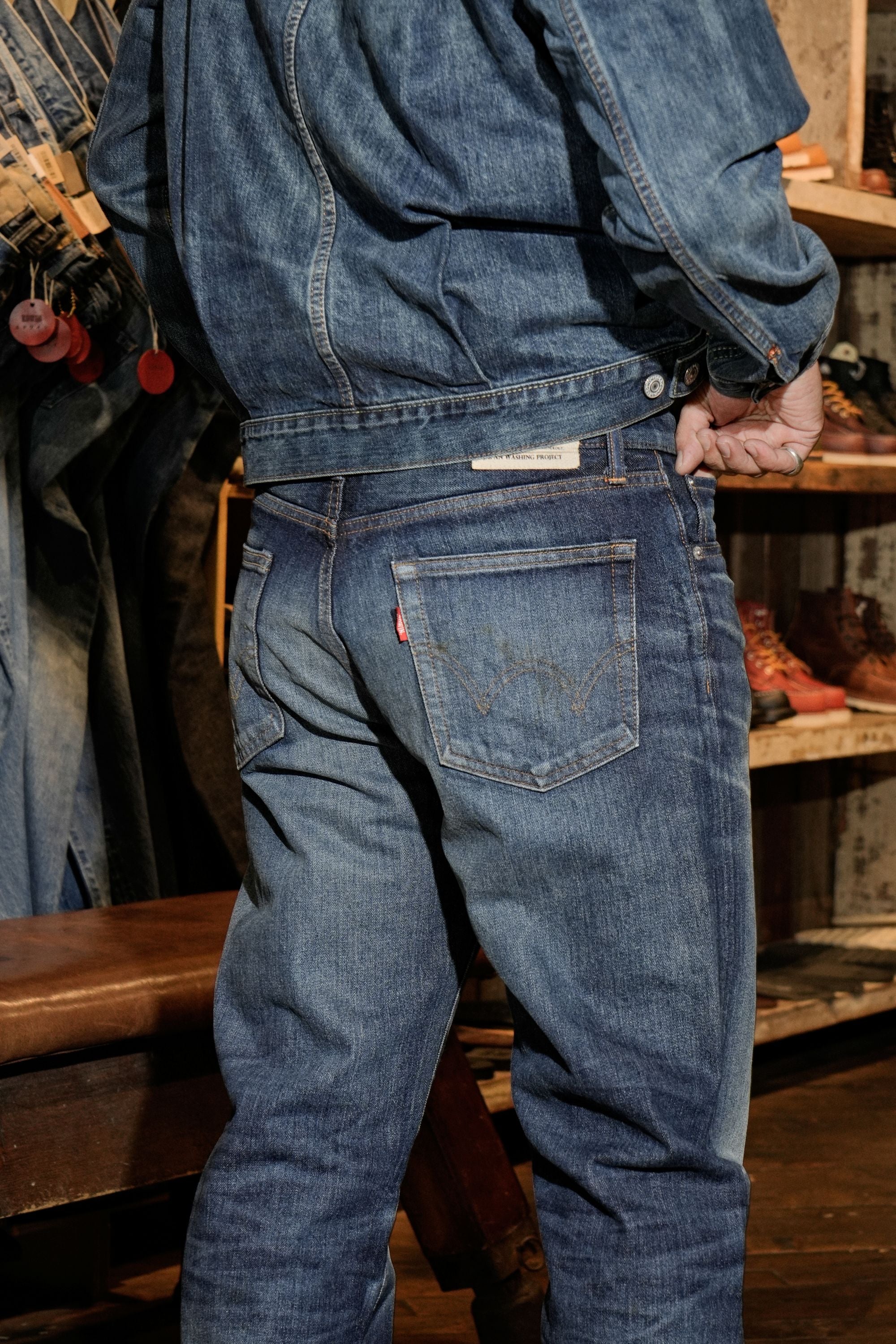 E50323-2026 503 REGULAR STRAIGHT USED - DARK BLUE