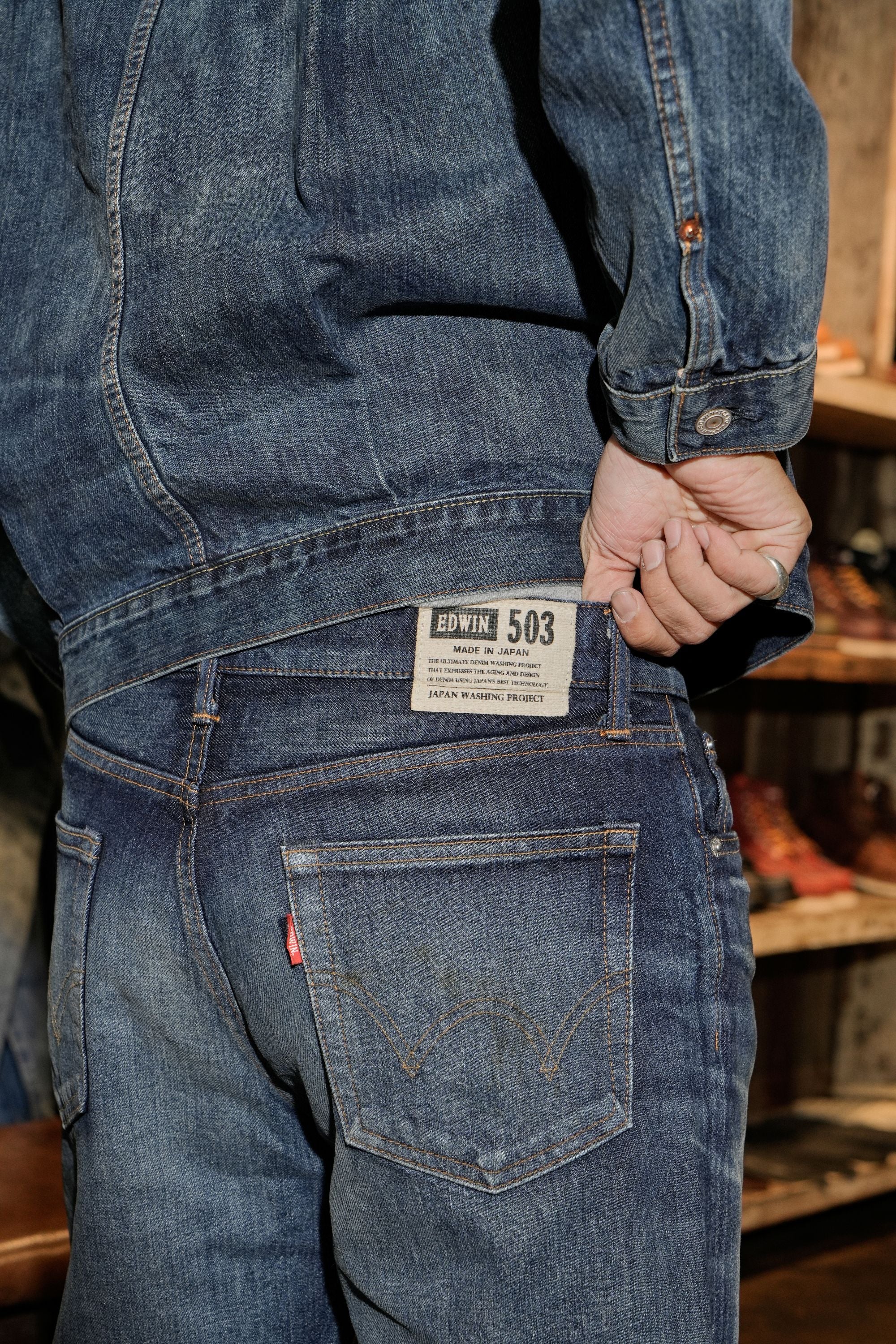 E50323-2026 503 REGULAR STRAIGHT USED - DARK BLUE