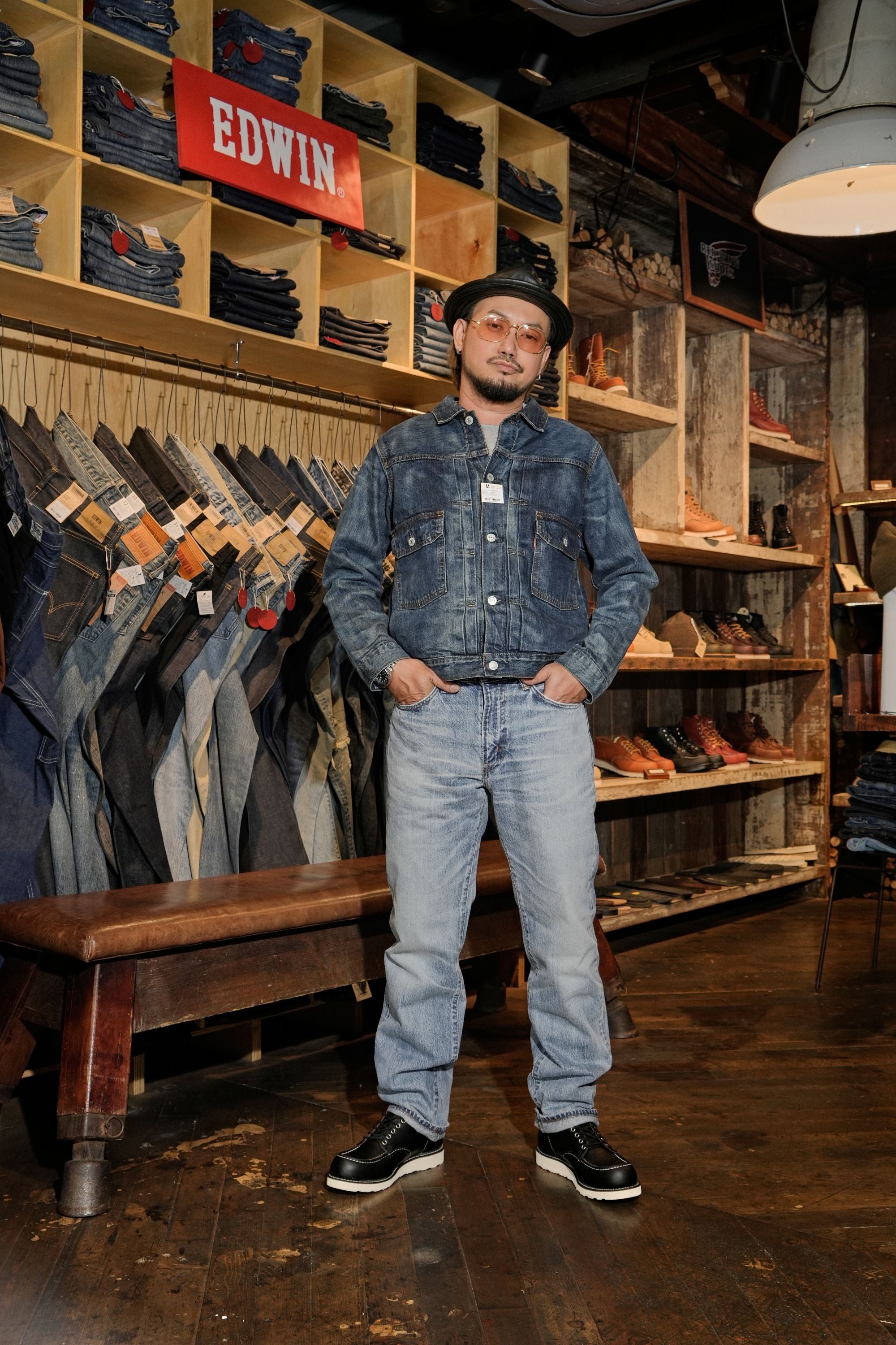 E50323-1056 503 REGULAR STRAIGHT USED - LIGHT BLUE