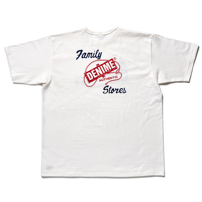 272 CREW NECK T - THE JEAN HOUSE - OFF WHITE