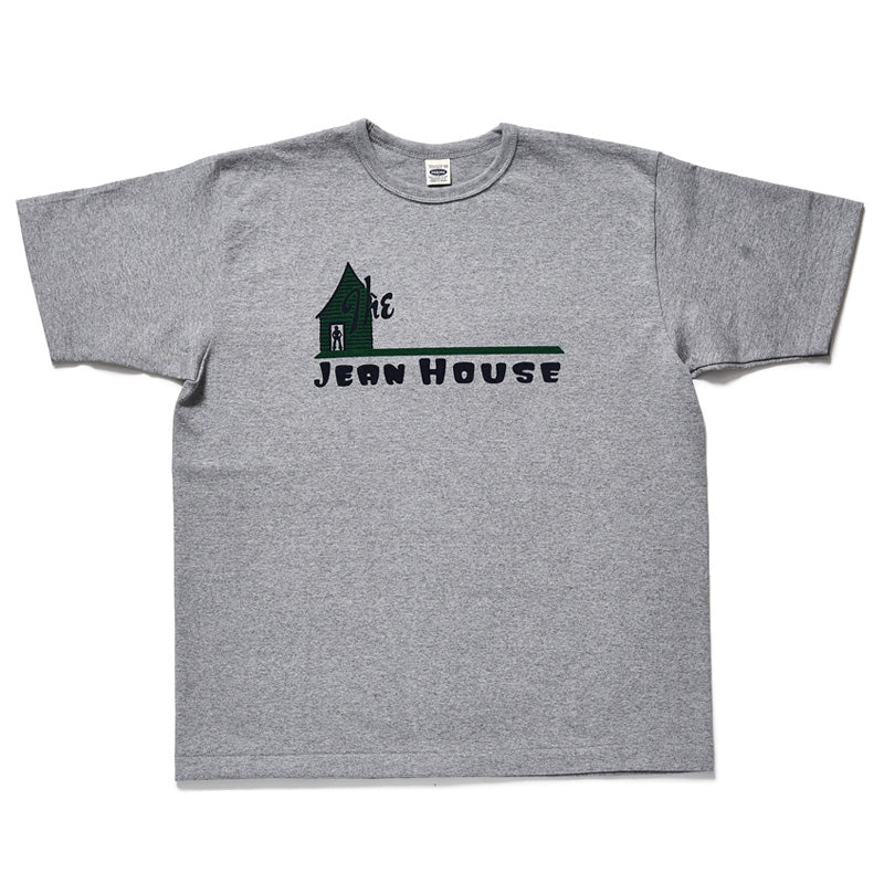 272 CREW NECK T - THE JEAN HOUSE - HEATHER GRAY