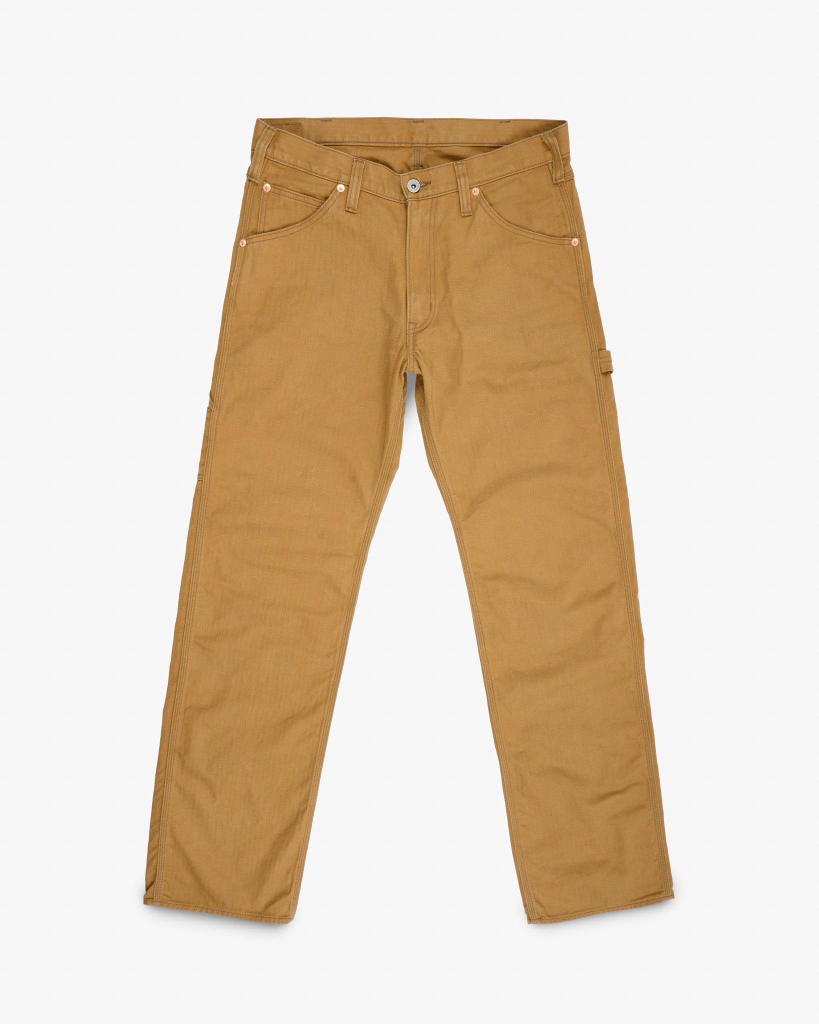IH-831-BRN 10oz HERRINGBONE PAINTER’S PANTS - BROWN