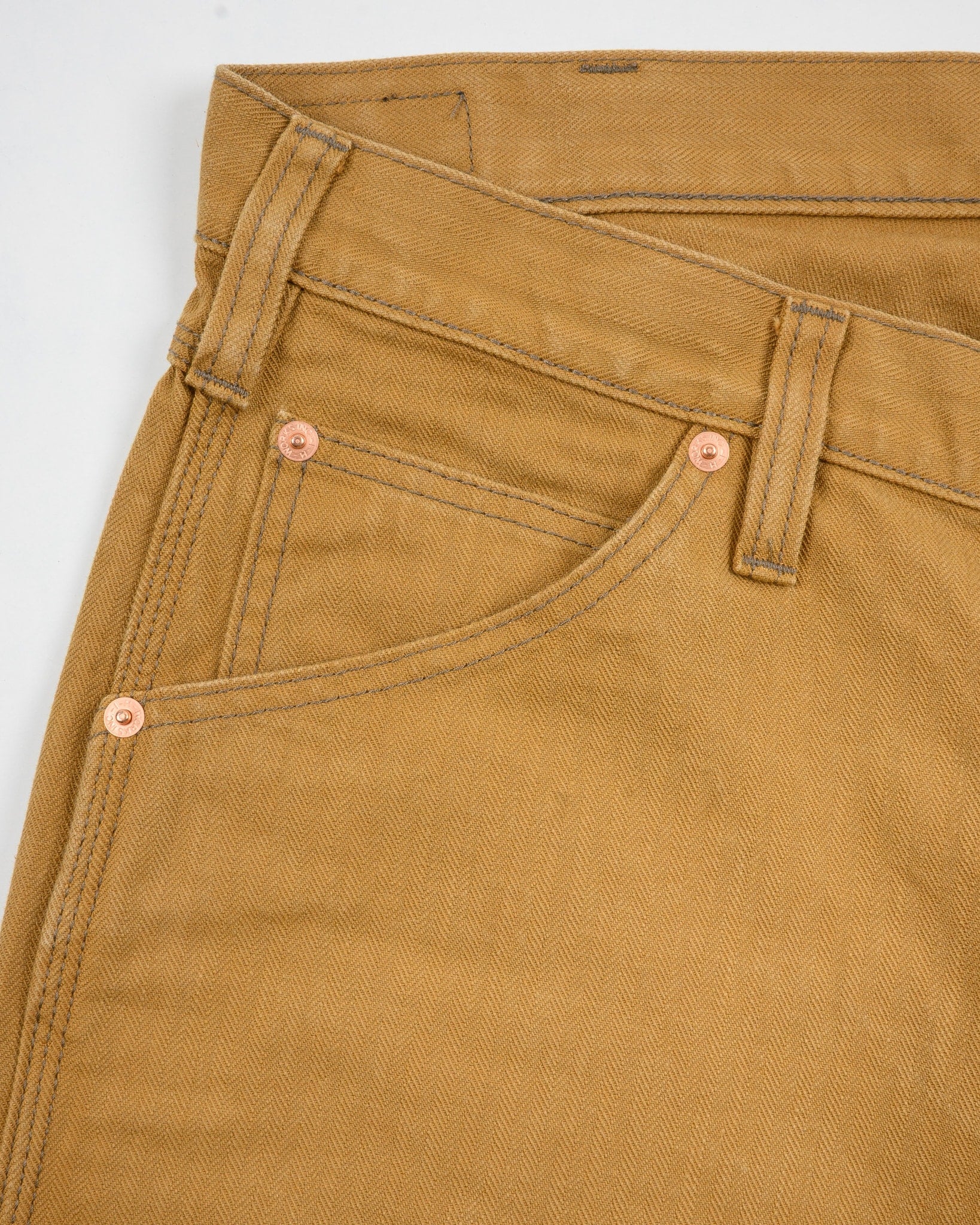 IH-831-BRN 10oz HERRINGBONE PAINTER’S PANTS - BROWN