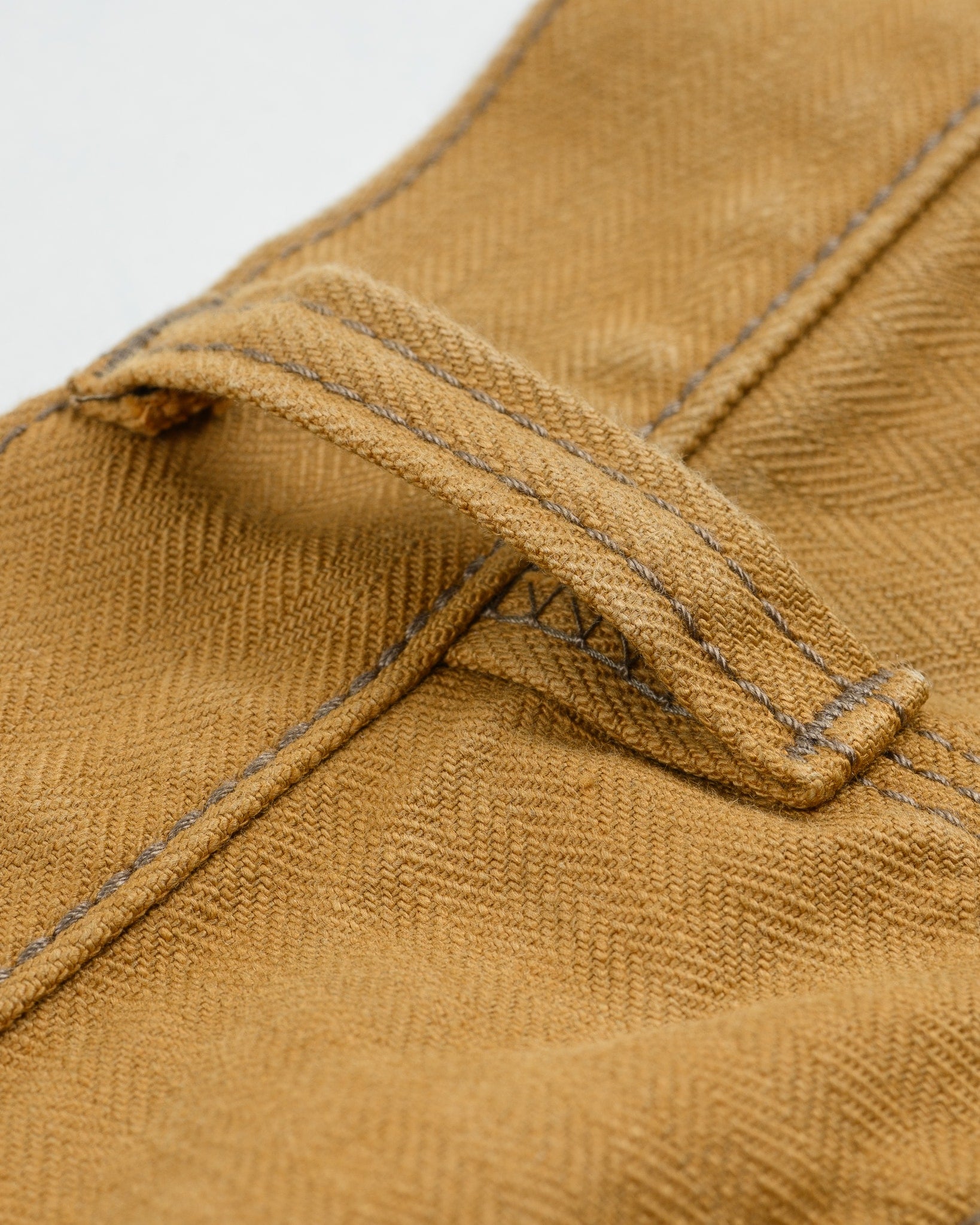 IH-831-BRN 10oz HERRINGBONE PAINTER’S PANTS - BROWN