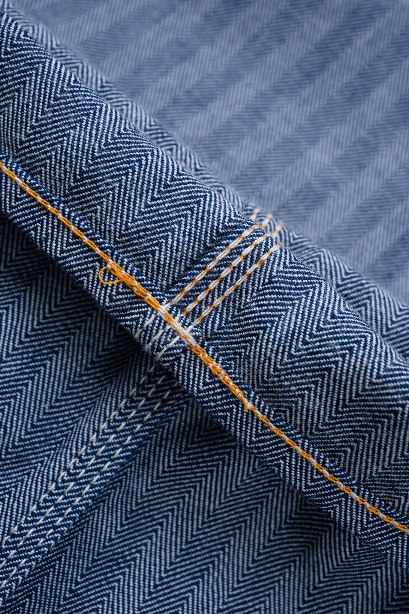 IH-830-IND 10.5oz HERRINGBONE PAINTER’S PANTS - INDIGO