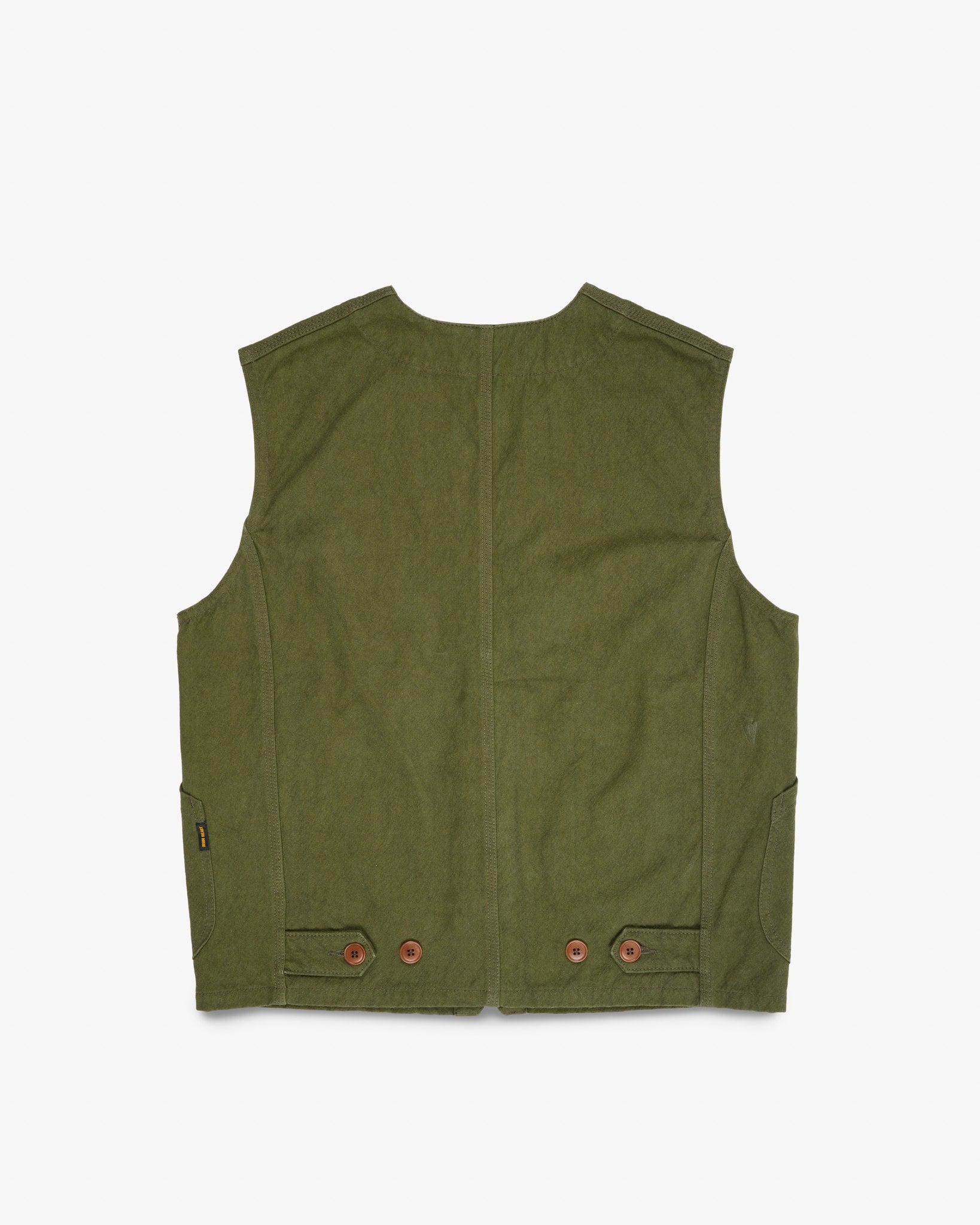 IHV-52-OLV 12oz DUCK CANVAS HUNTING VEST - OLIVE