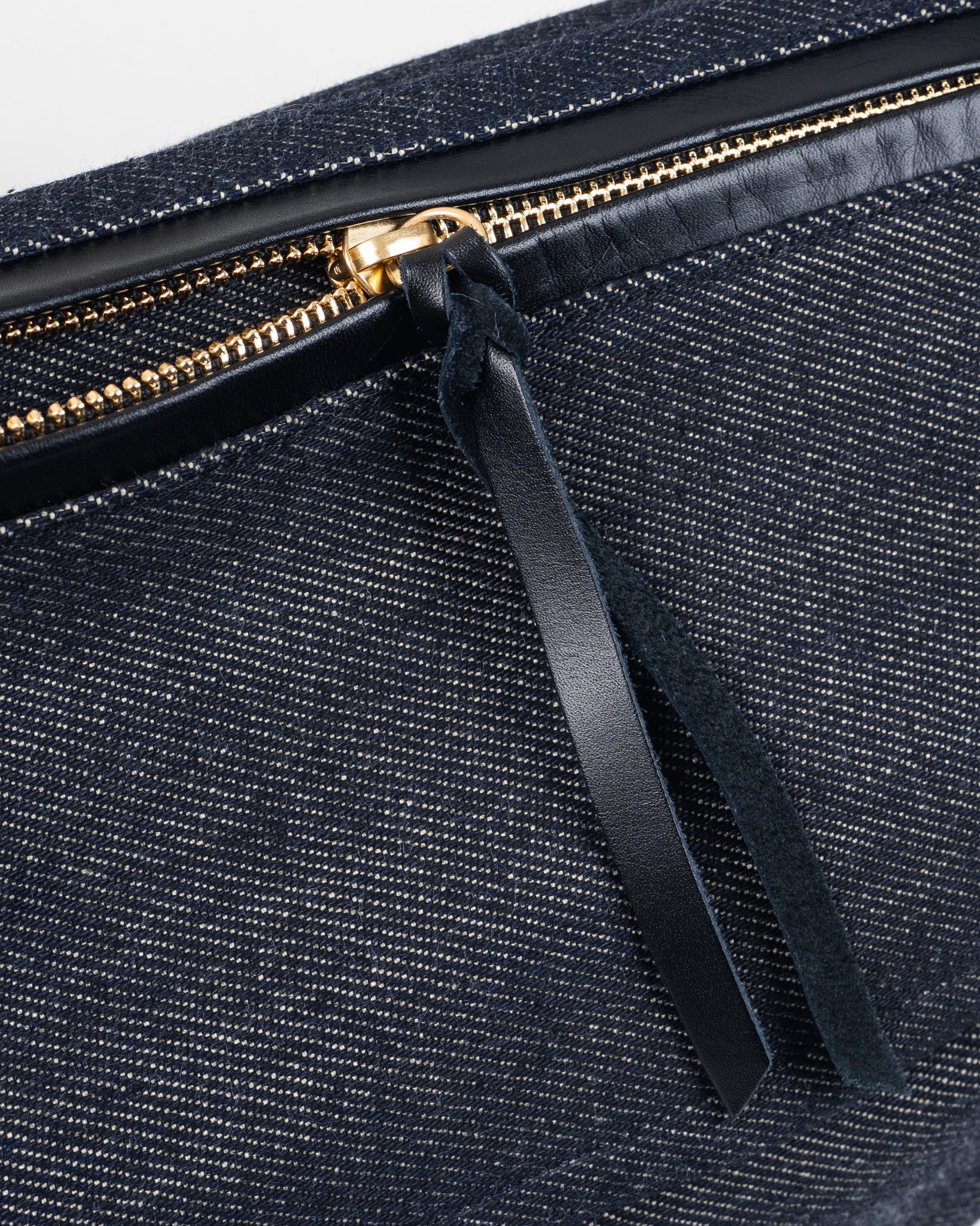 IHE-37-IND 21OZ DENIM WAIST BAG - INDIGO