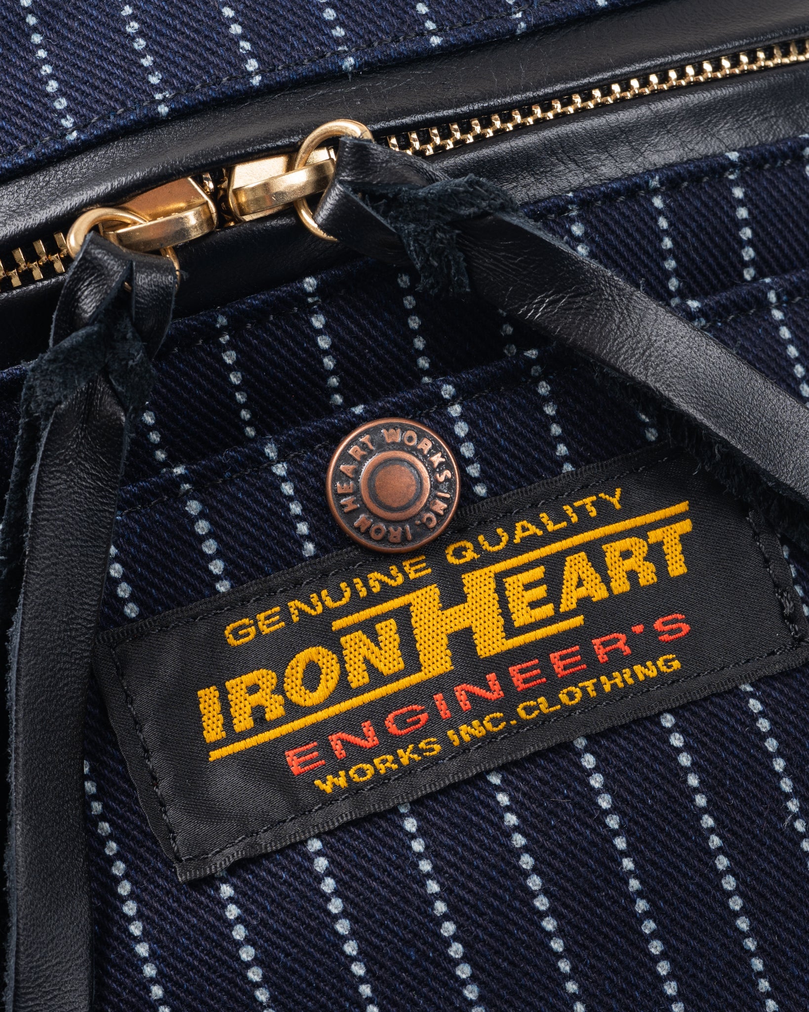 IHE-37-INDW 12OZ WABASH WAIST BAG - INDIGO