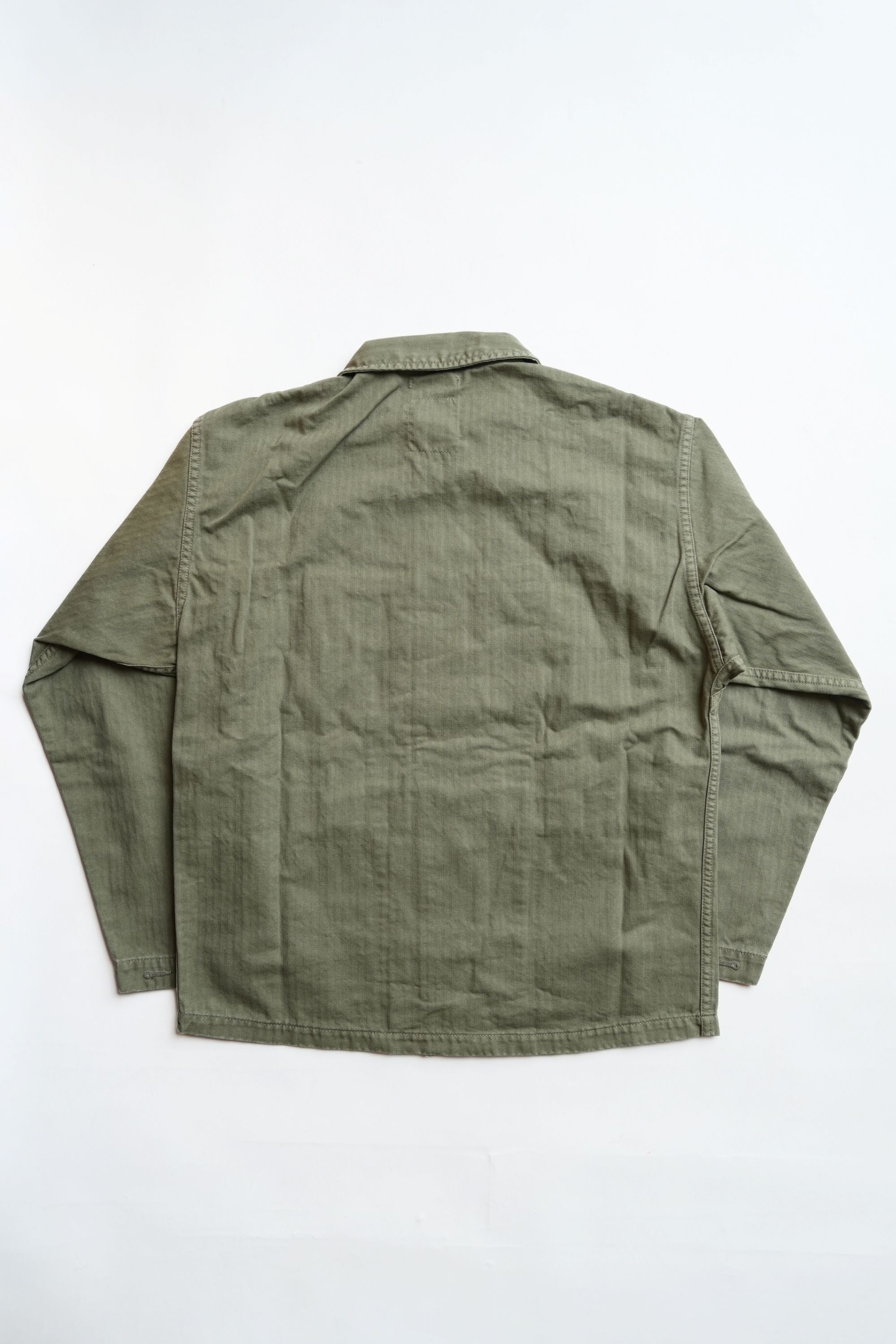 HBT P-43 TYPE STONE-WASH STENCILED(PW) JACKET TYPE 2 - GREEN