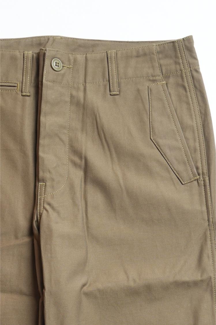 Modified Army Trousers - Olive Reverse twill