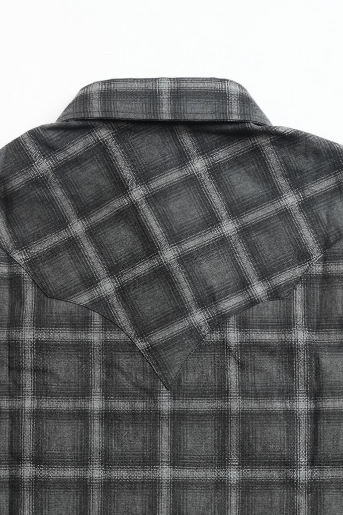 Mod Western Shirt - Printed Black JP Chambray