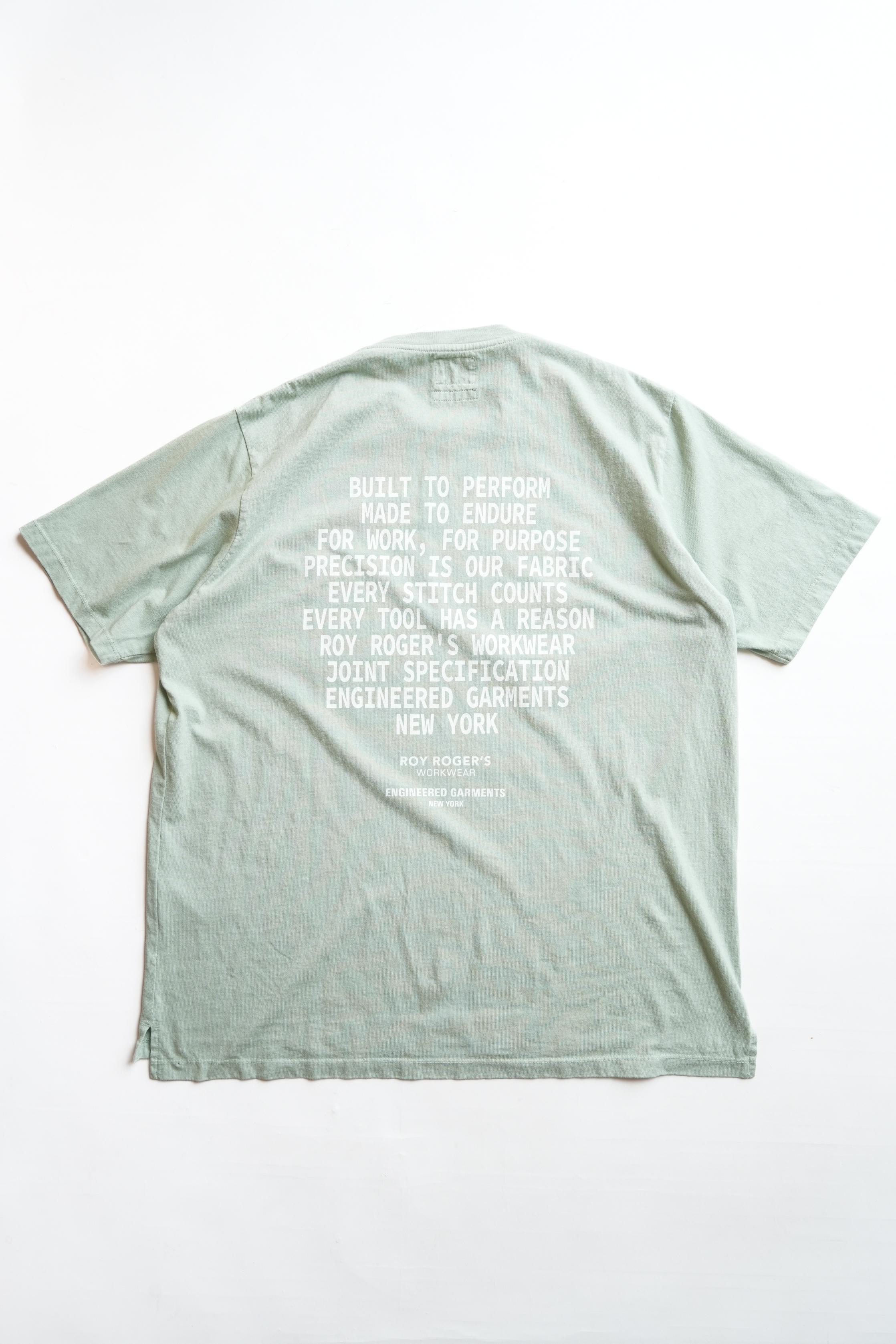 T-Shirt R.R.WORKWEAR x E.G. Jersey . - Sage