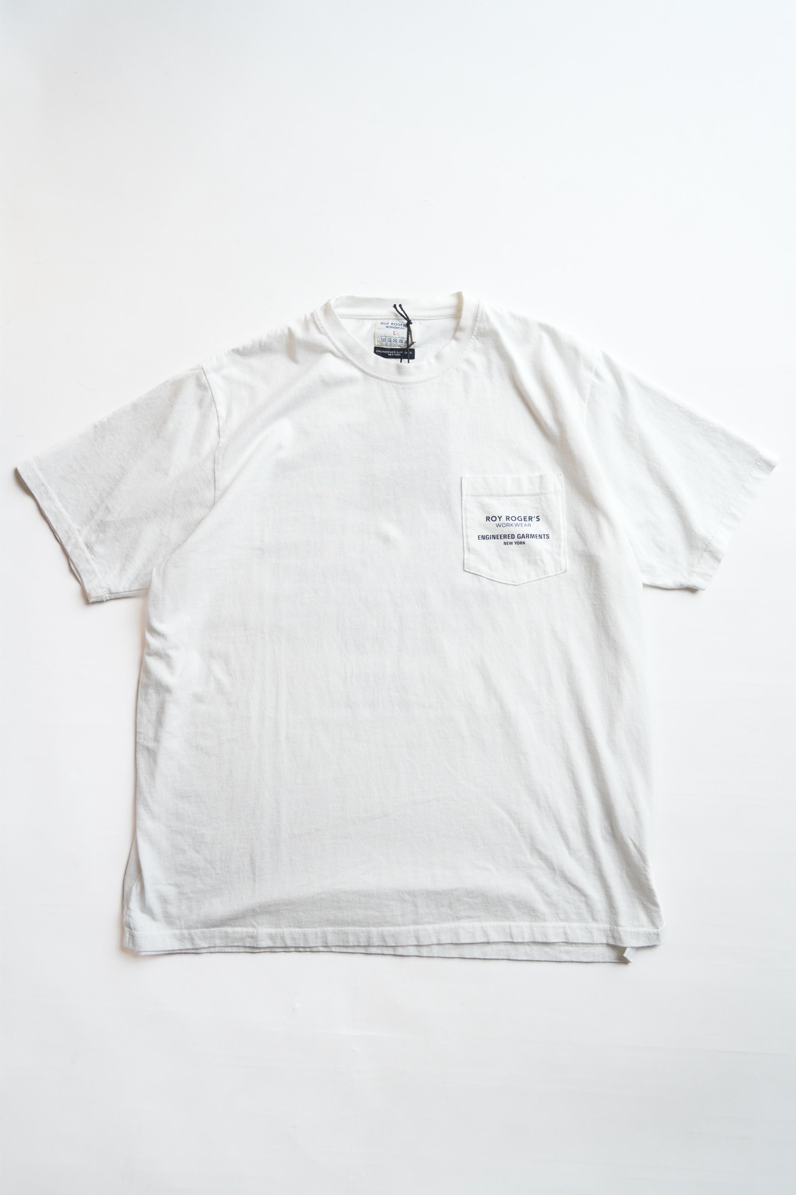 T-Shirt R.R.WORKWEAR x E.G. Jersey . - Off White