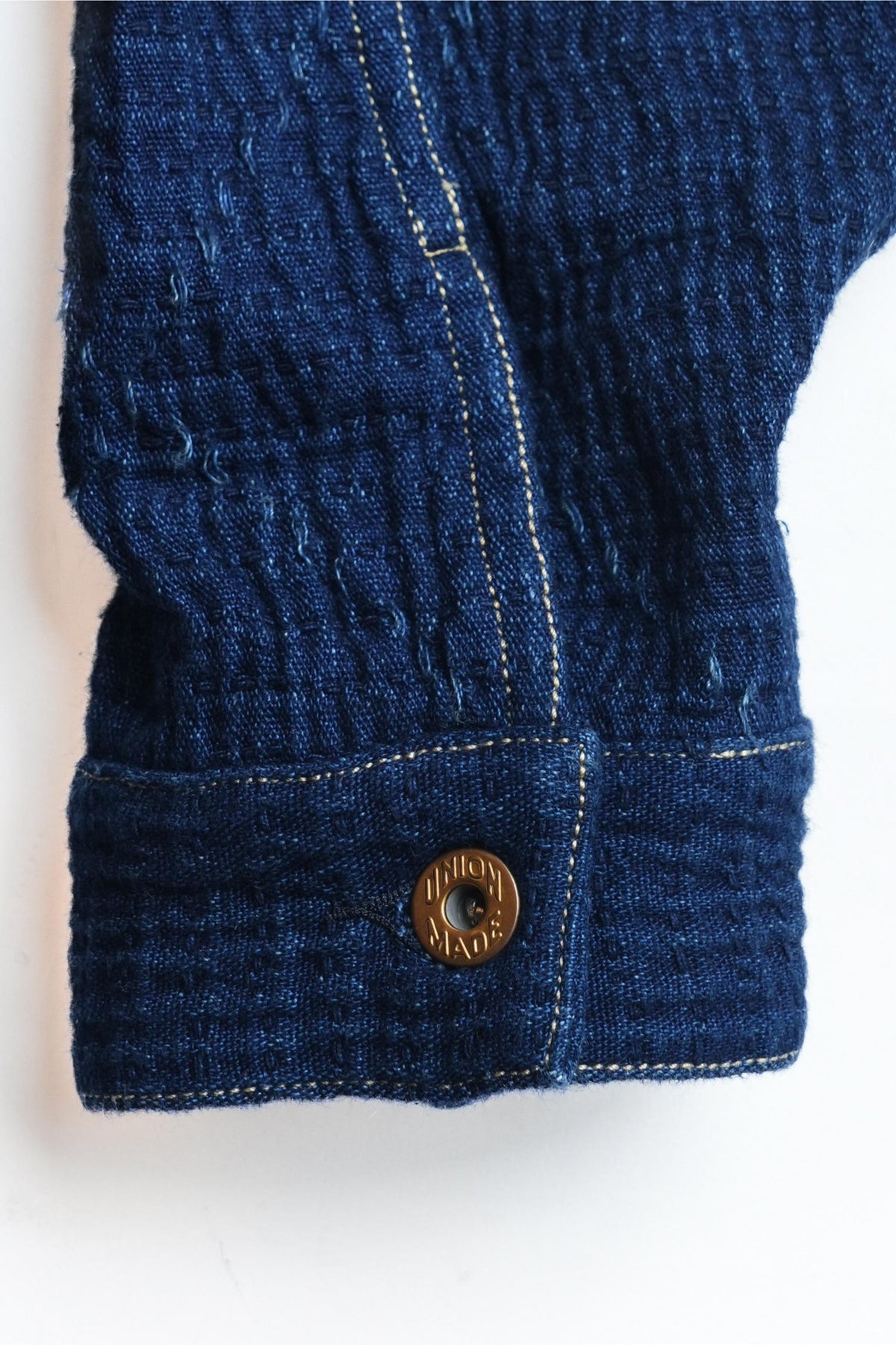 Heavy Sashiko Classic Type-2 Dark Jacket - INDIGO