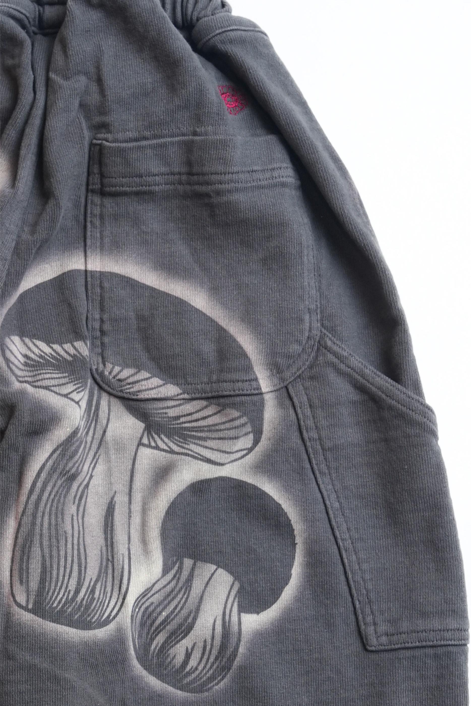 DRUID SHROOMIE AIRBRUSHED BALLOON PANT - WASHED BLACK