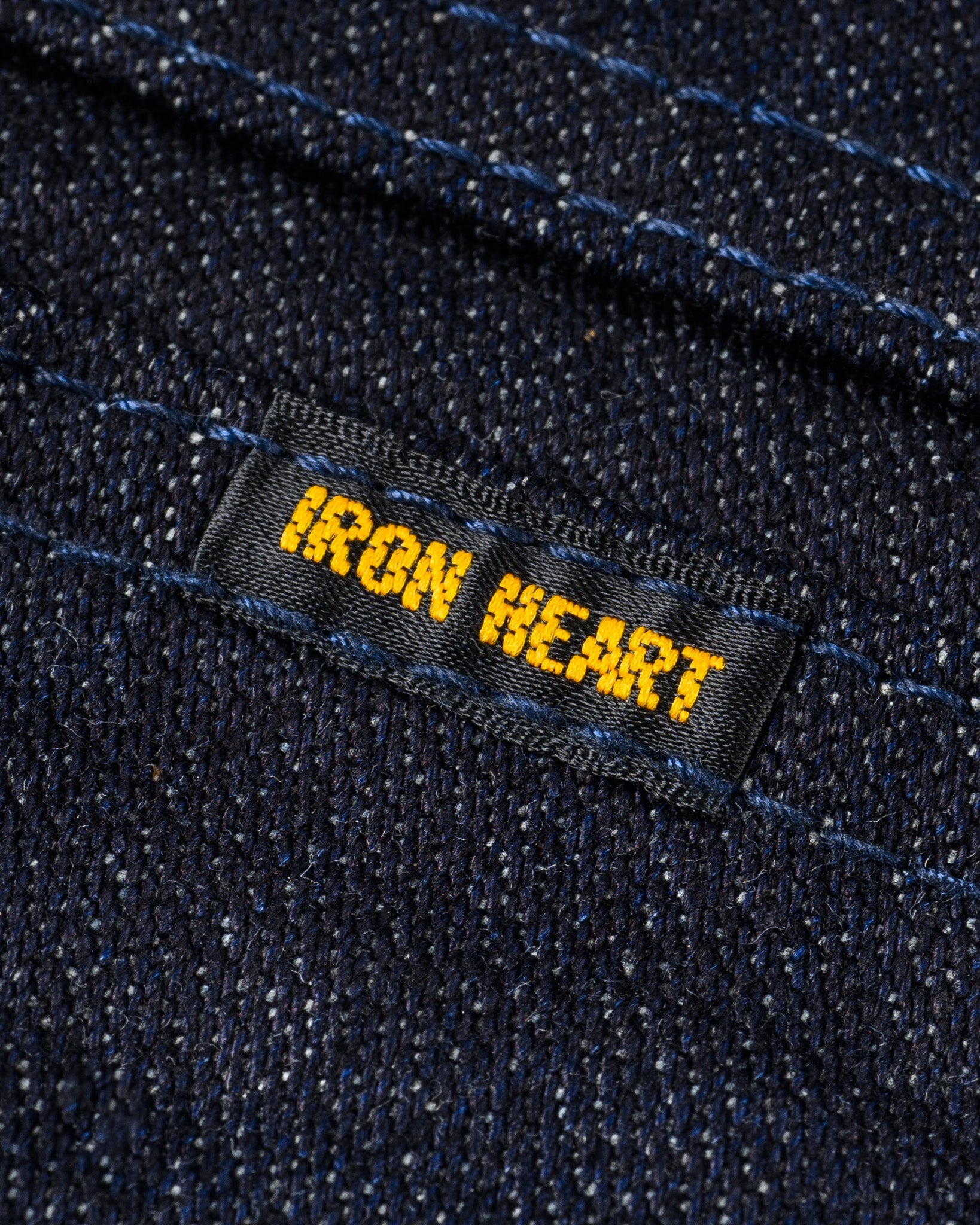 IHJ-122-IND 14oz BROKEN TWILL SELVEDGE DENIM WORK JACKET - INDIGO