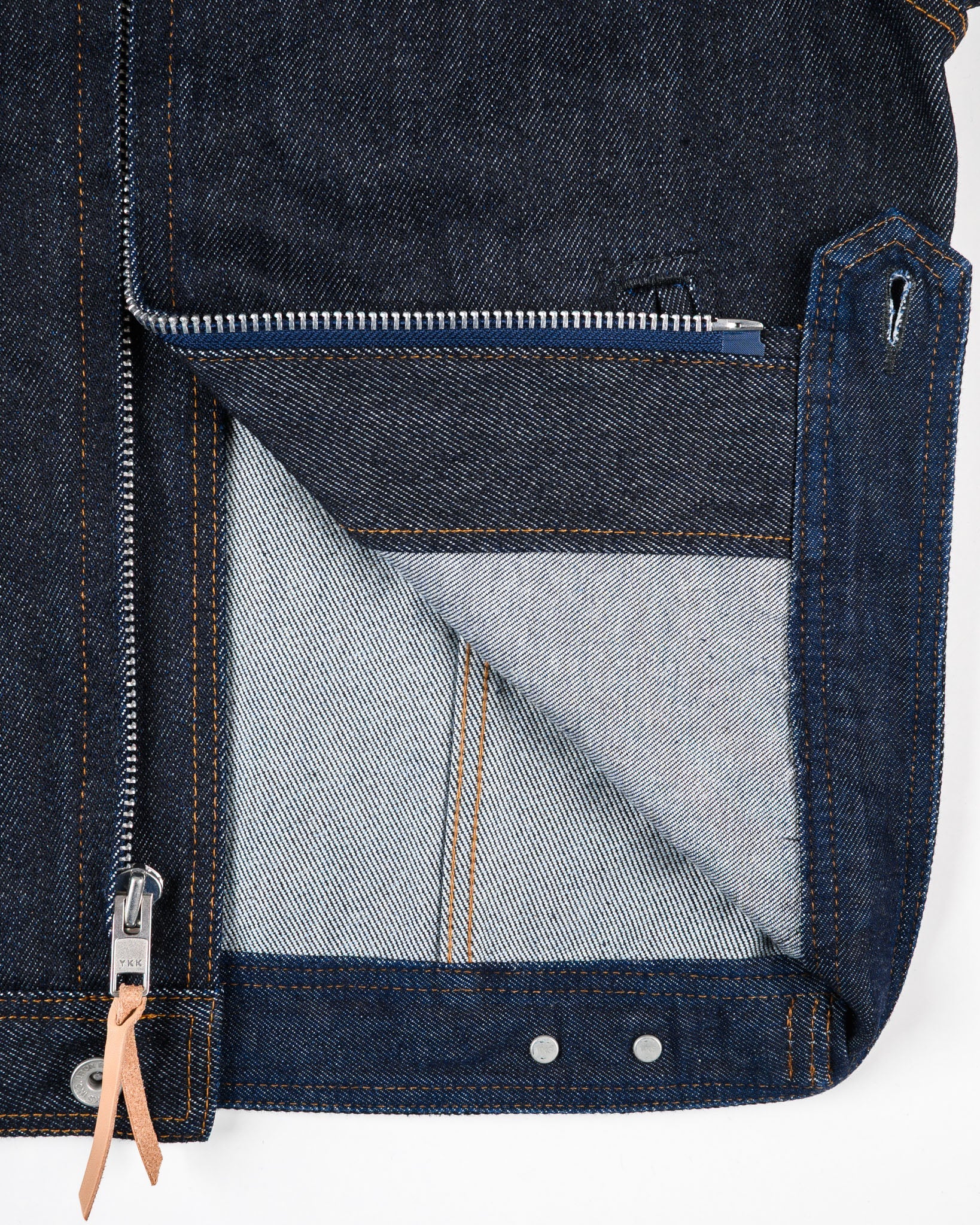 IH-527J 21oz DENIM RIDER'S JACKET - INDIGO