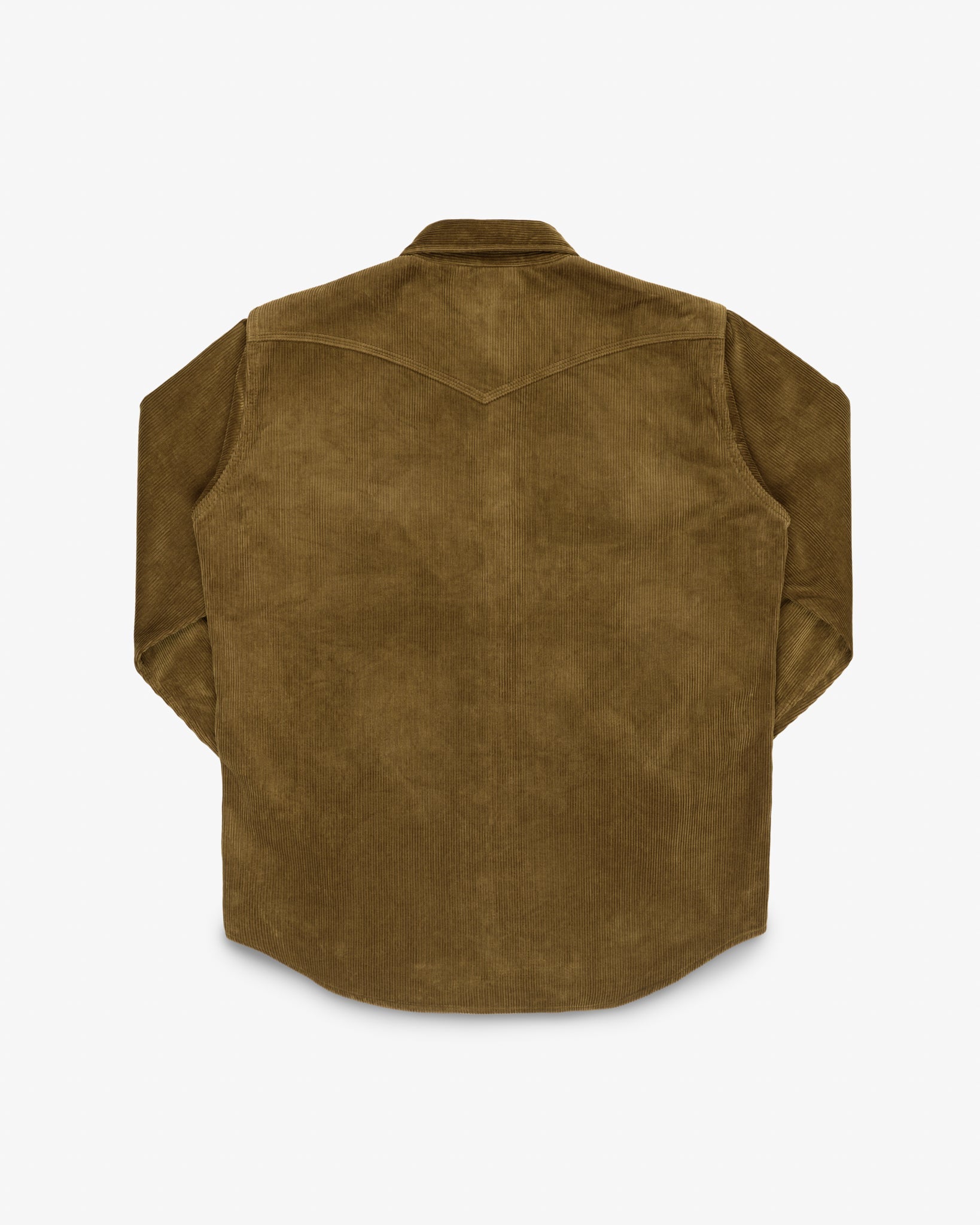 IHSH-398-CAM 11oz CORDUROY WESTERN SHIRT - CAMEL