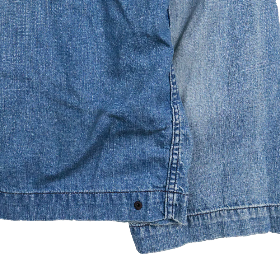 2052HW-1 USN Shawl Collar Denim Coverall HW Master Of Reality Indigo - INDIGO