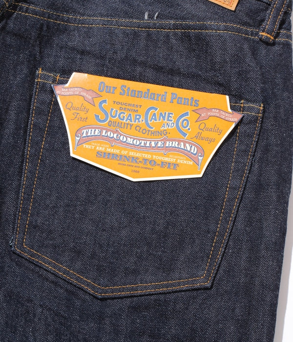 SC42966A SUGAR CANE 14OZ. STANDARD DENIM 1966MODEL - INDIGO
