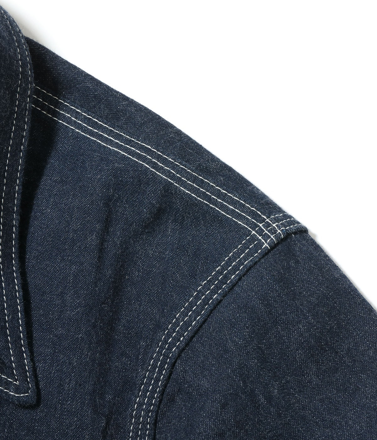 SC15655 11oz. BLUE DENIM WORK COAT - INDIGO