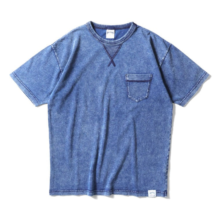 22286 INDIGO POCKET TEE S/S - INDIGO VINTAGE WASH