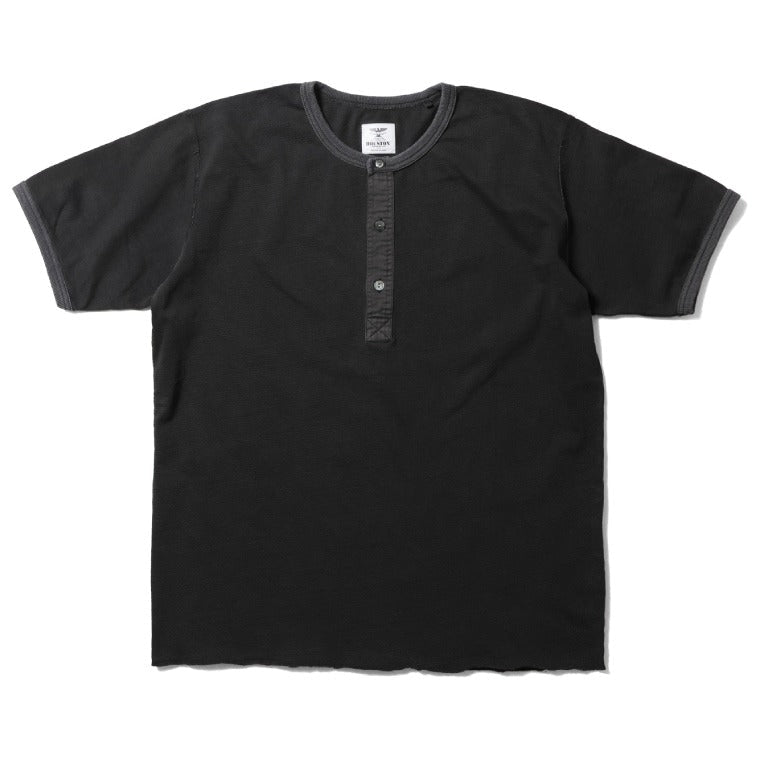 22292 MESH H/N TEE S/S - BLACK