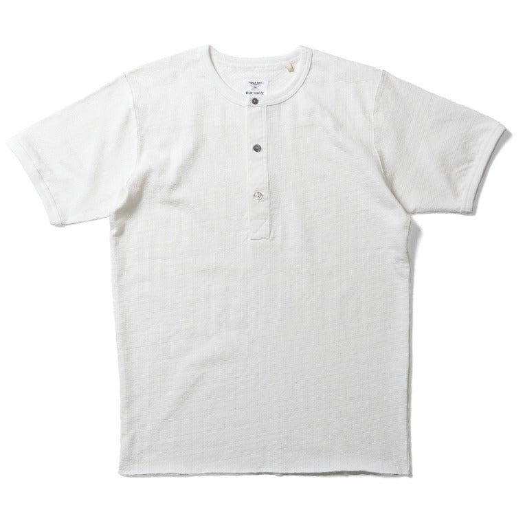 22292 MESH H/N TEE S/S - OFF WHITE
