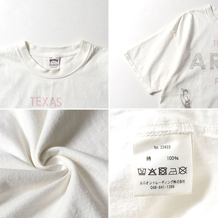 22423 PIGMENT PRINT TEE (ARMY) - WHITE