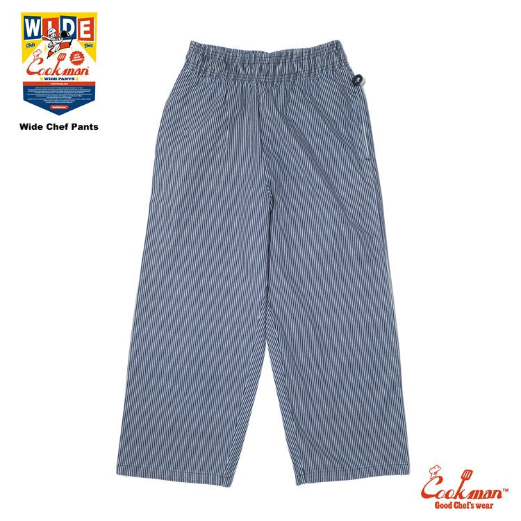 WIDE CHEF PANTS HICKORY - NAVY