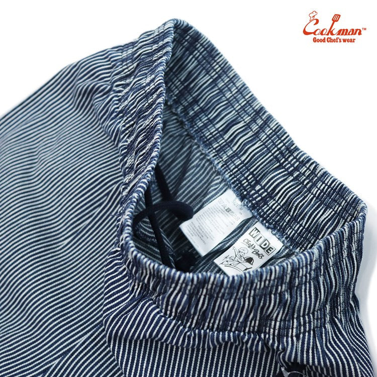 WIDE CHEF PANTS HICKORY - NAVY