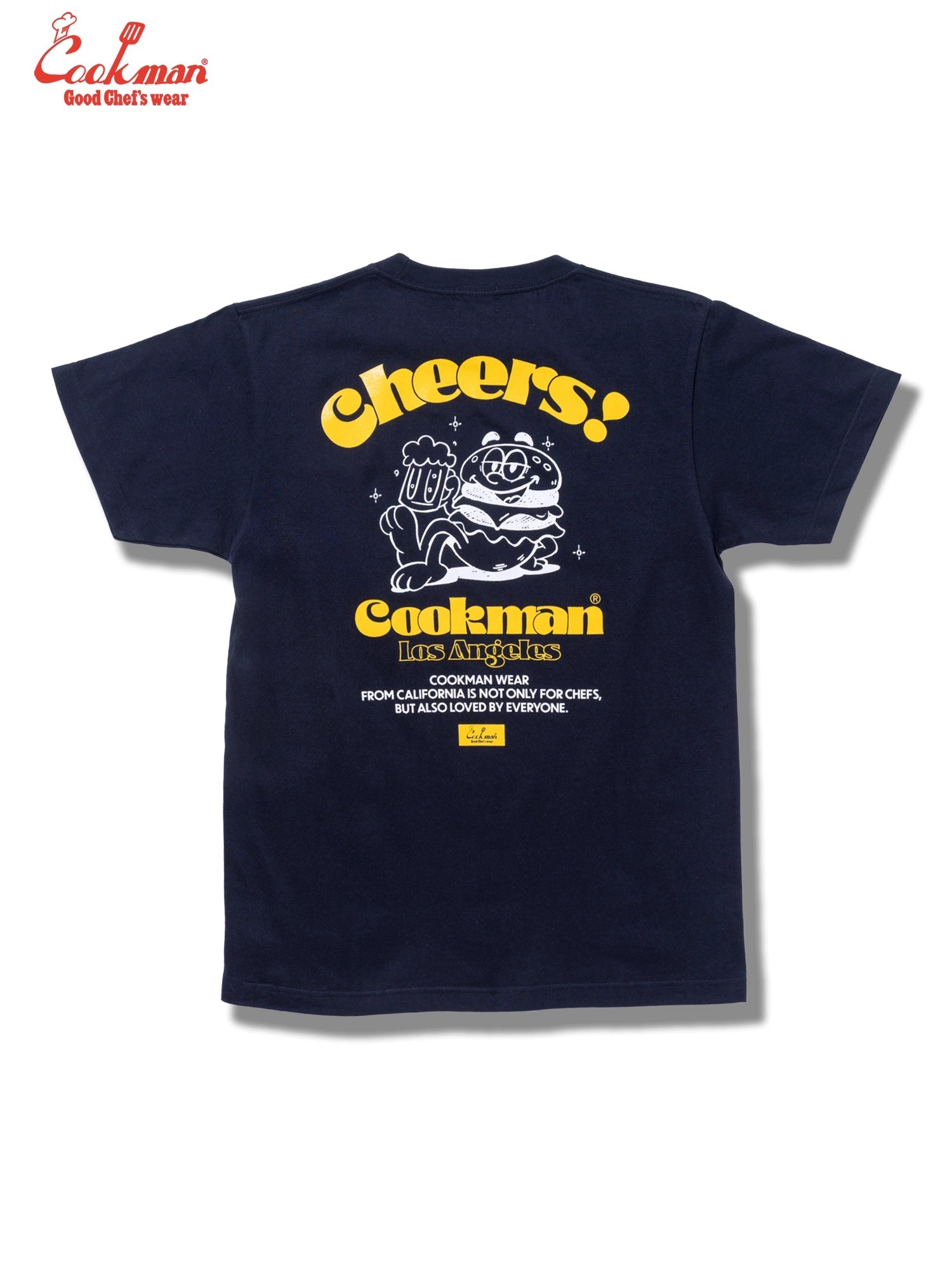 CHEERS BURGER TEE S/S - NAVY