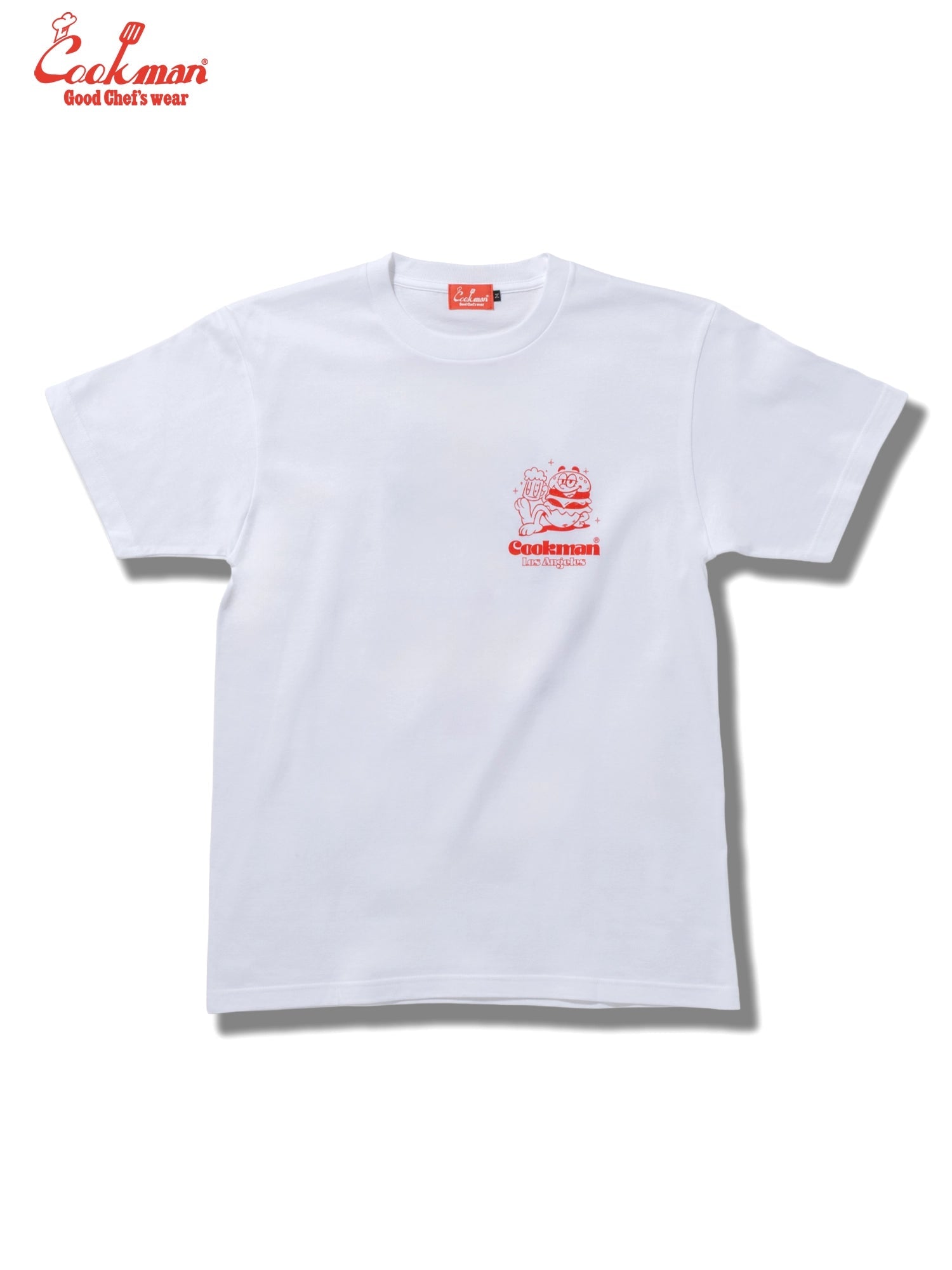 CHEERS BURGER TEE S/S - WHITE