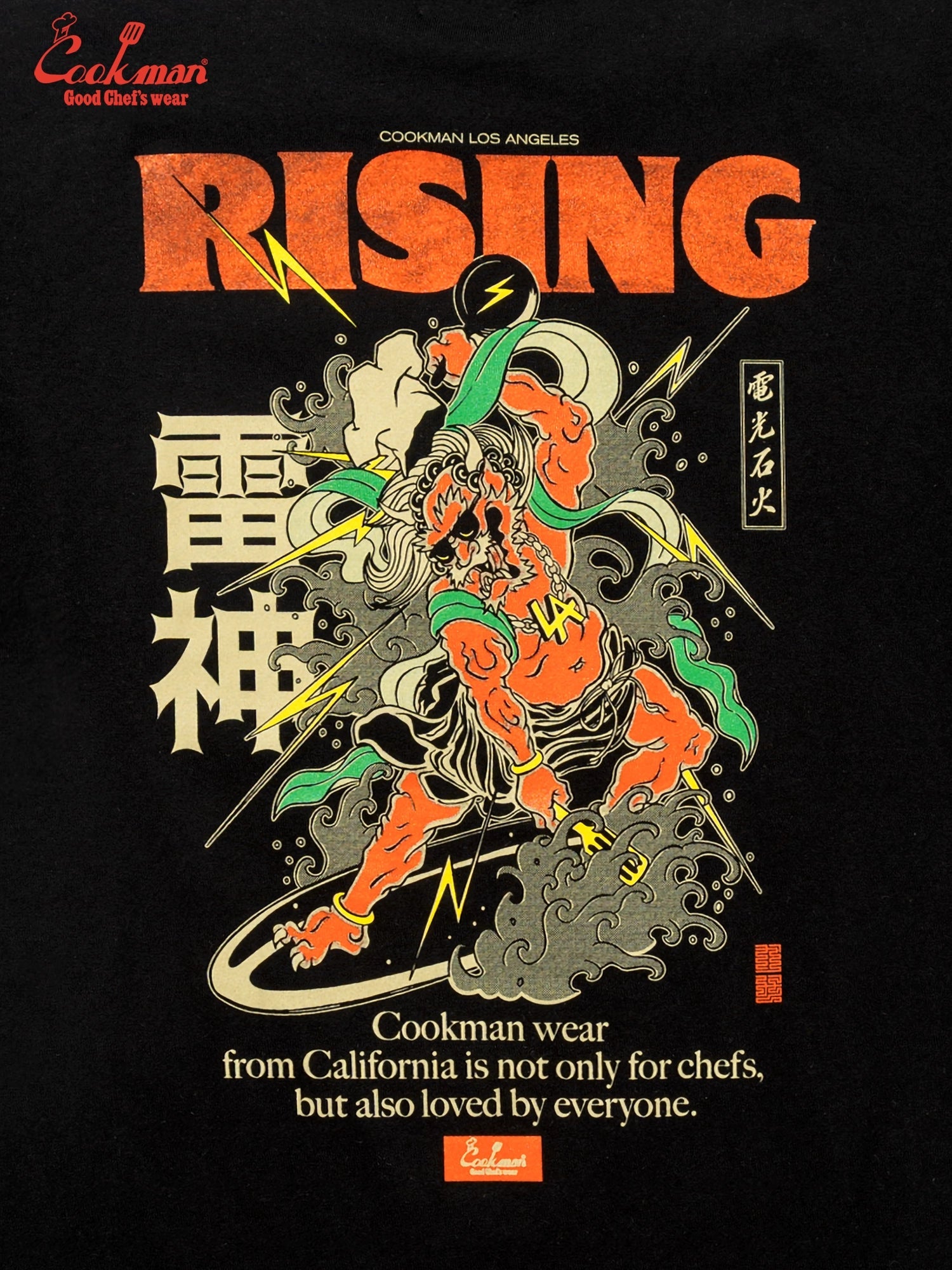 RISING TEE S/S - BLACK