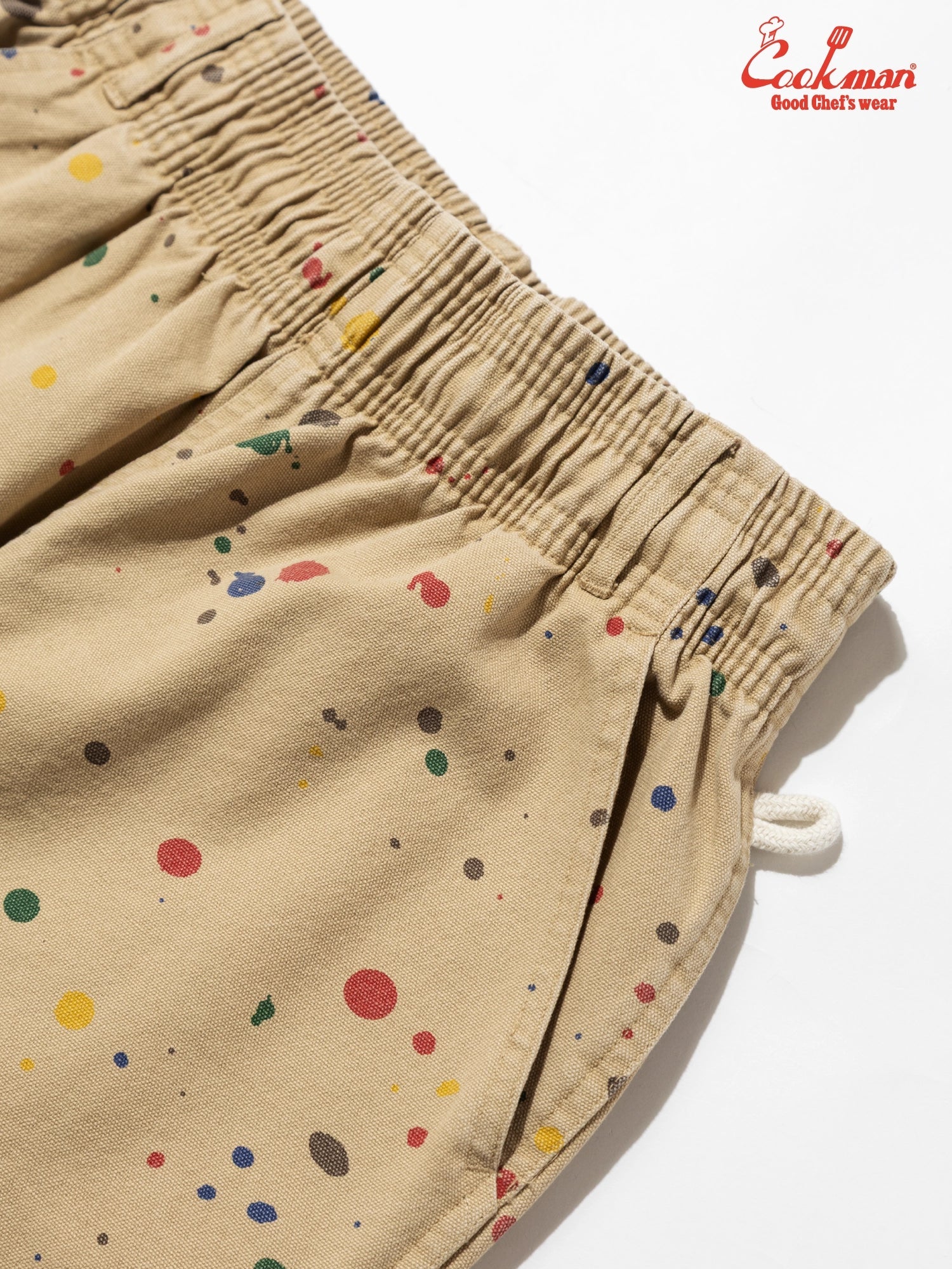 CARPENTER'S PANTS WASHED DUCK CANVAS SAUCE SPLASH - BEIGE