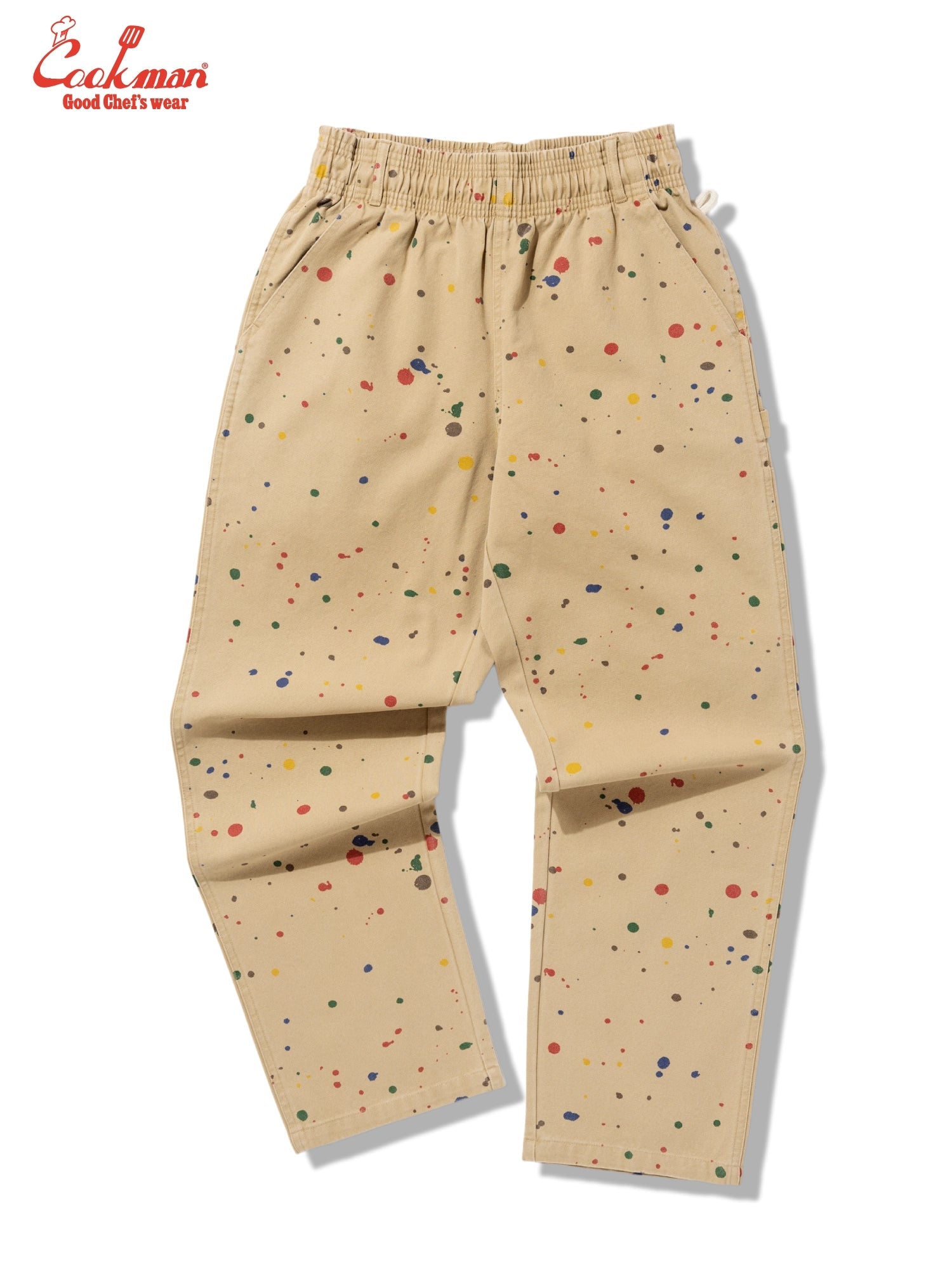 CARPENTER'S PANTS WASHED DUCK CANVAS SAUCE SPLASH - BEIGE