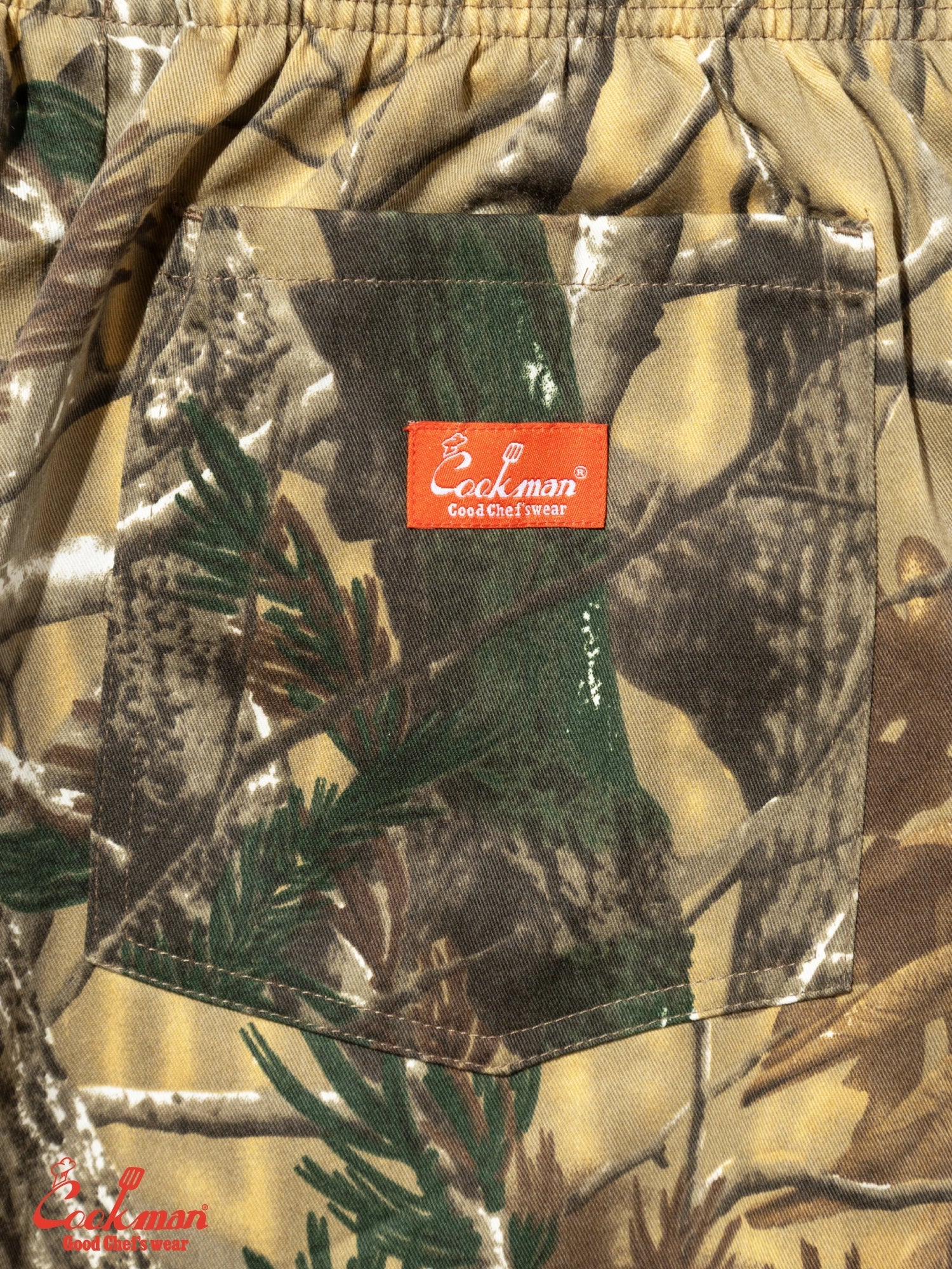 CHEF PANTS SEMIWIDE TIMBER CAMO - DARK GREEN