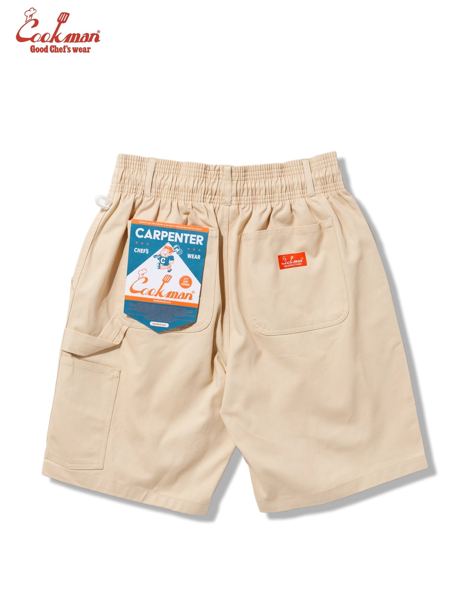 CARPENTER'S PANTS SHORT HEAVY TWILL - CREAM