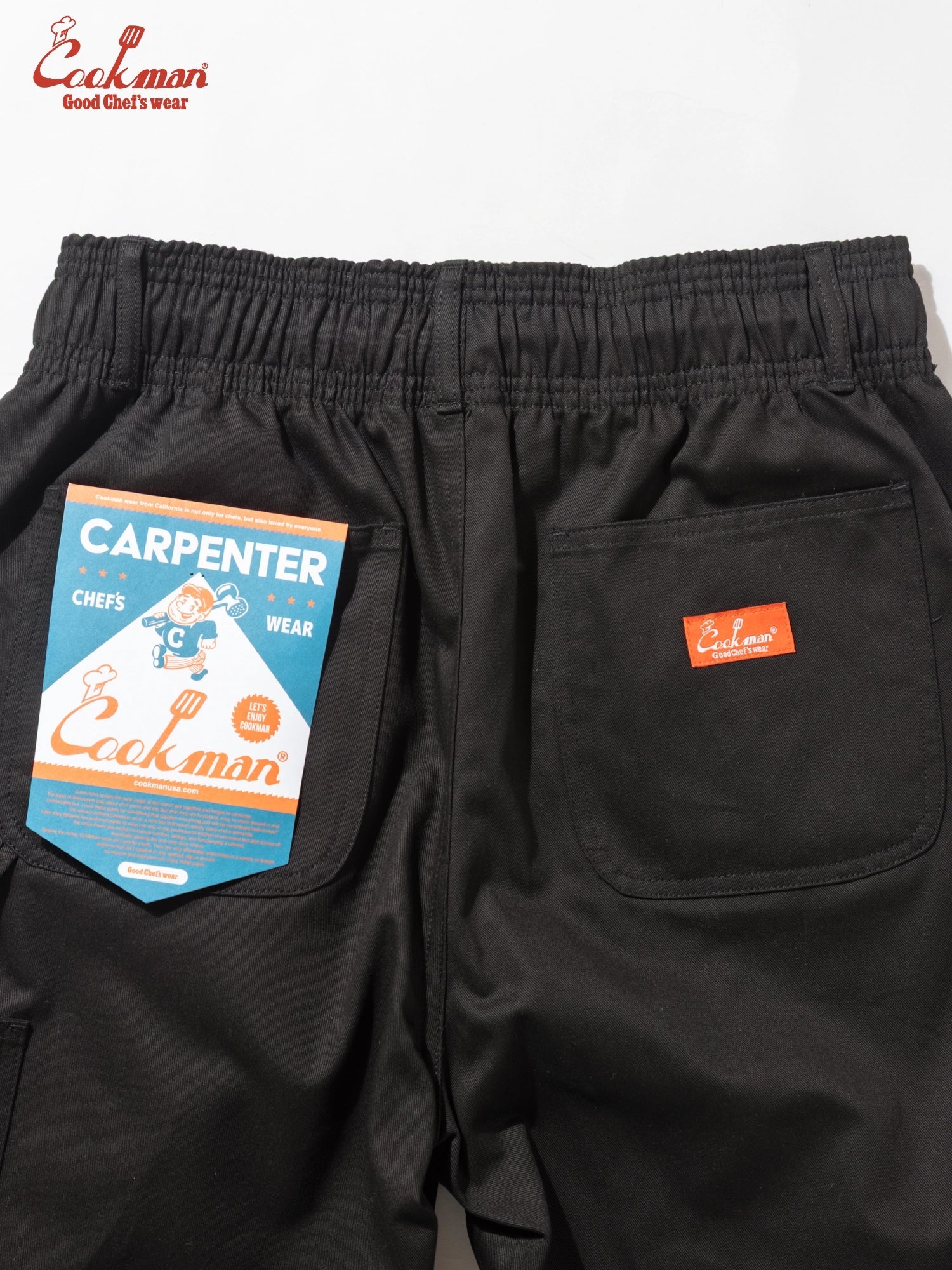 CARPENTER'S PANTS SHORT HEAVY TWILL - BLACK