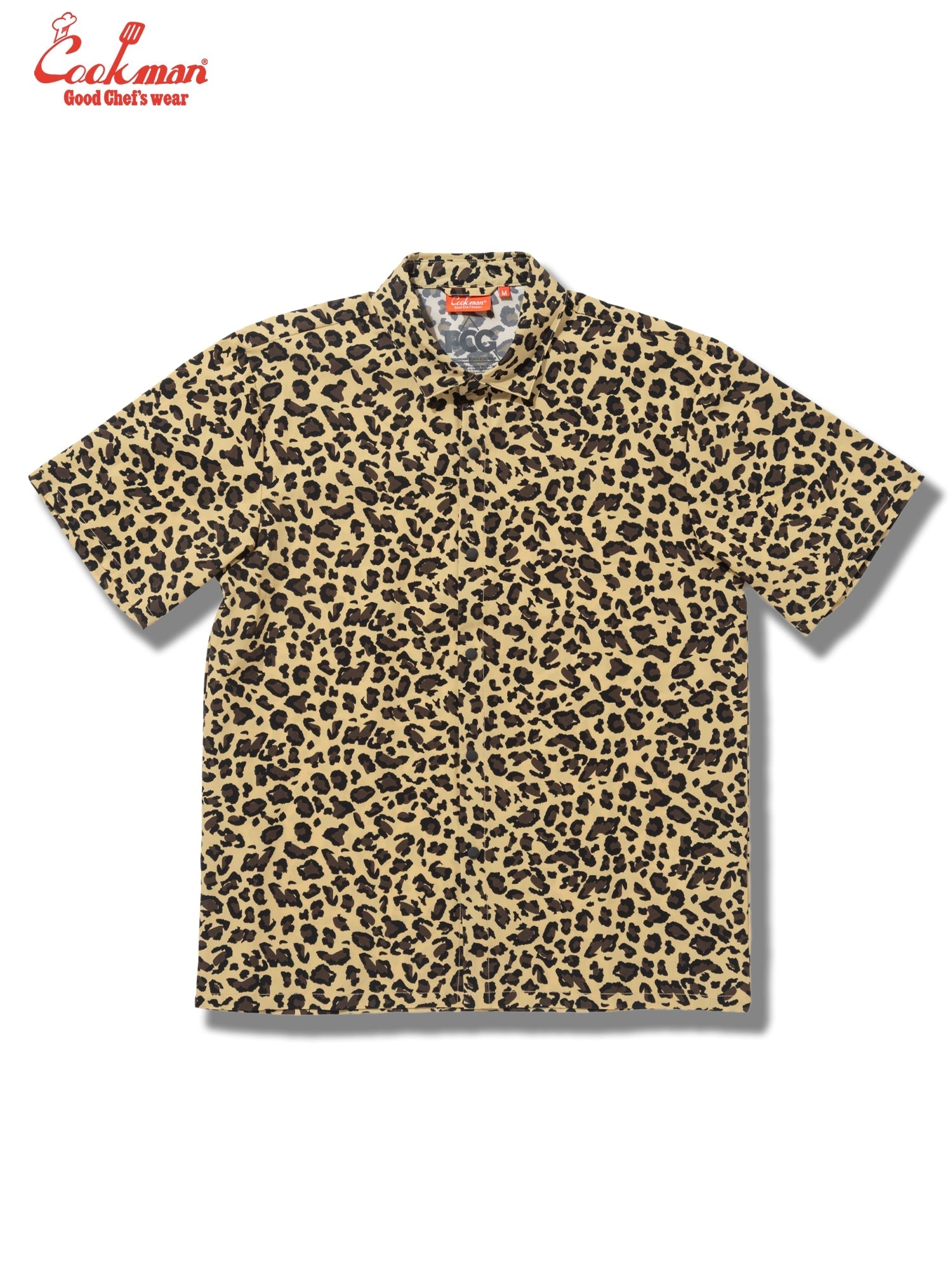 WORK SHIRTS S/S LIGHT LEOPARD - BEIGE