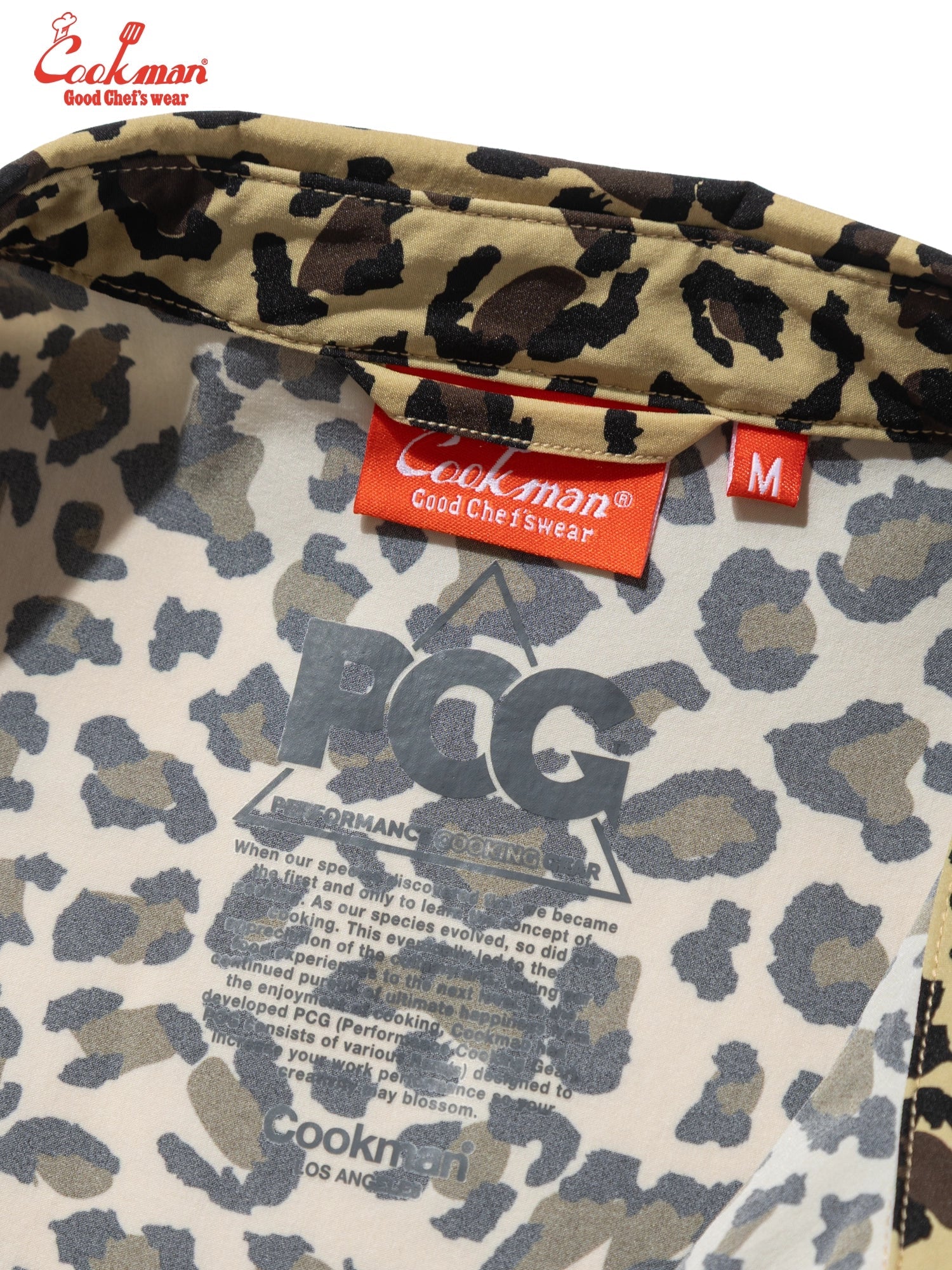 WORK SHIRTS S/S LIGHT LEOPARD - BEIGE