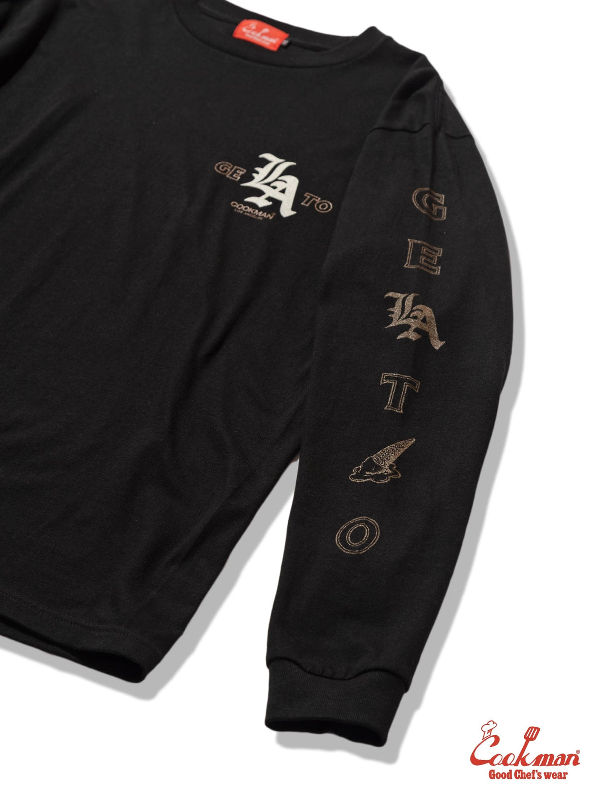 LONG SLEEVE TEES GELATO - BLACK