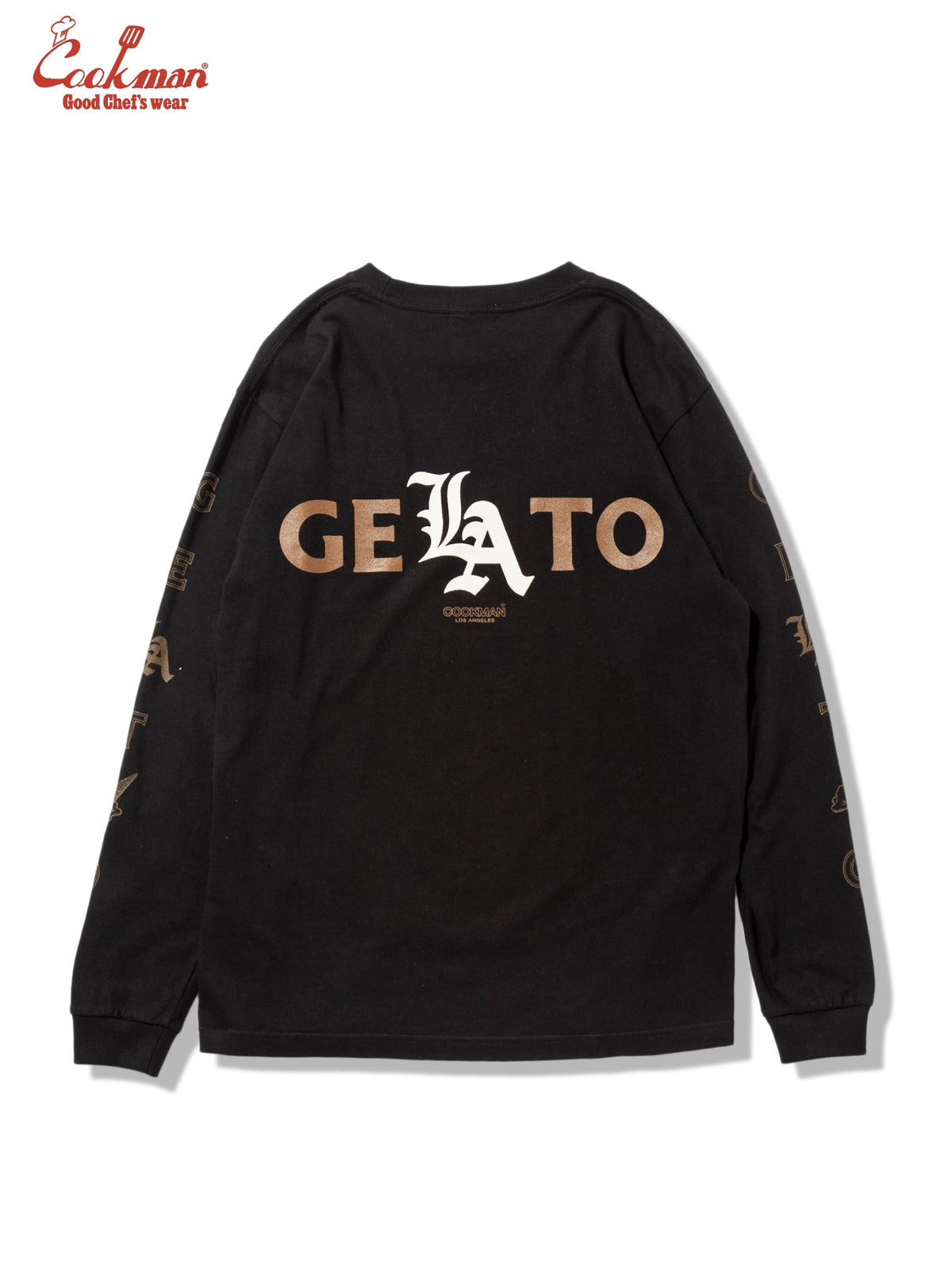 LONG SLEEVE TEES GELATO - BLACK