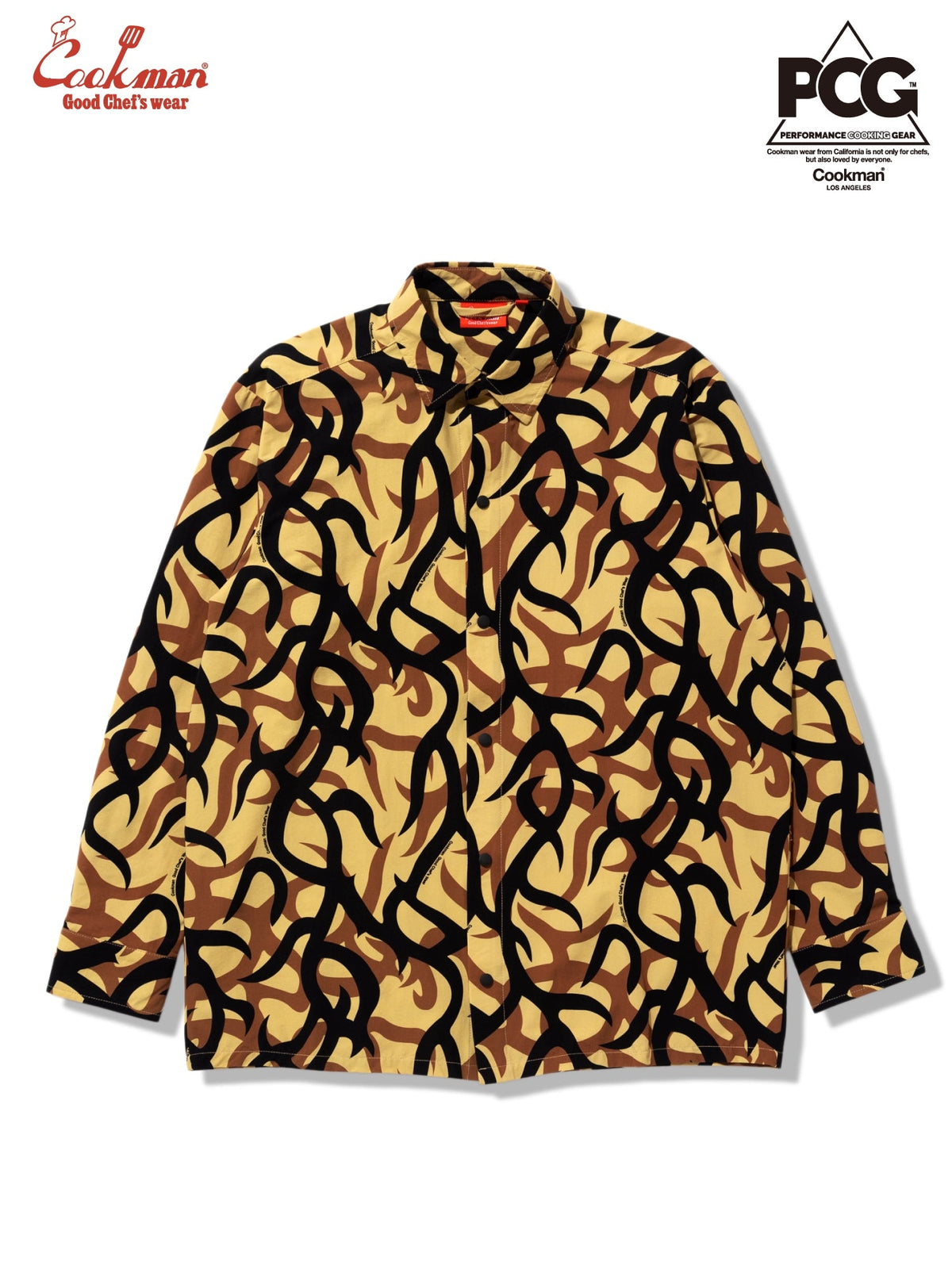WORK SHIRTS LONG SLEEVE TRIBAL CAMO - BEIGE