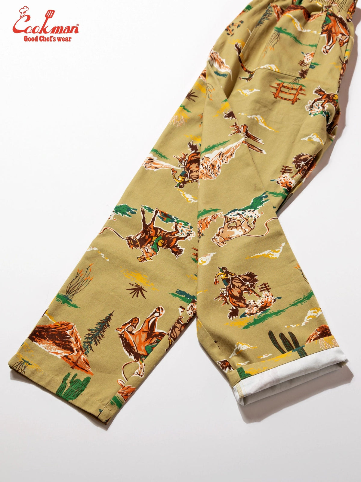 CHEF PANTS WESTERN - BEIGE