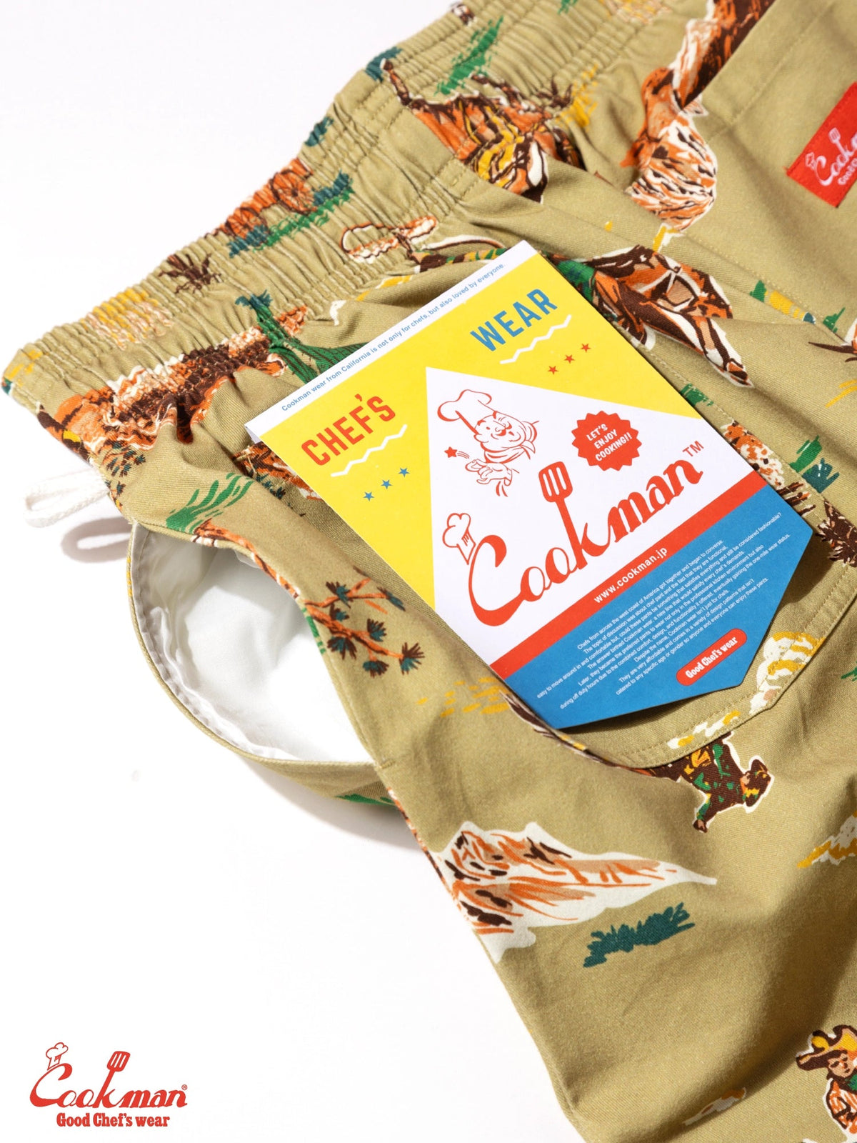 CHEF PANTS WESTERN - BEIGE