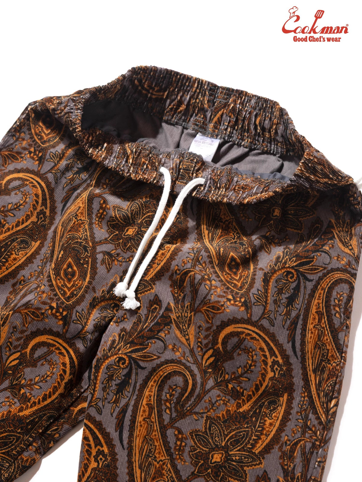 CHEF PANTS SEMIWIDE CORDUROY - PAISLEY BROWN