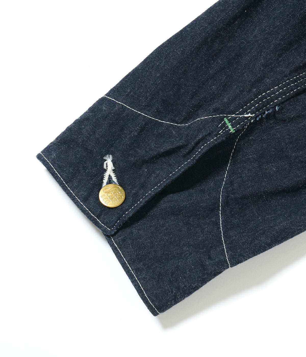 SC15655 11oz. BLUE DENIM WORK COAT - INDIGO