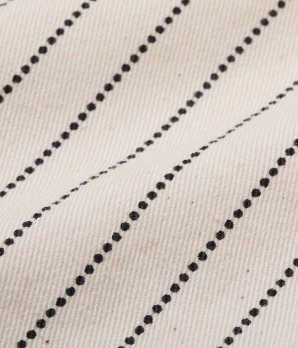 SC27076 FICTION ROMANCE 8.5OZ. WHITE WABASH STRIPE WORK SHIRT (LONG SLEEVE) - WHITE WABASH